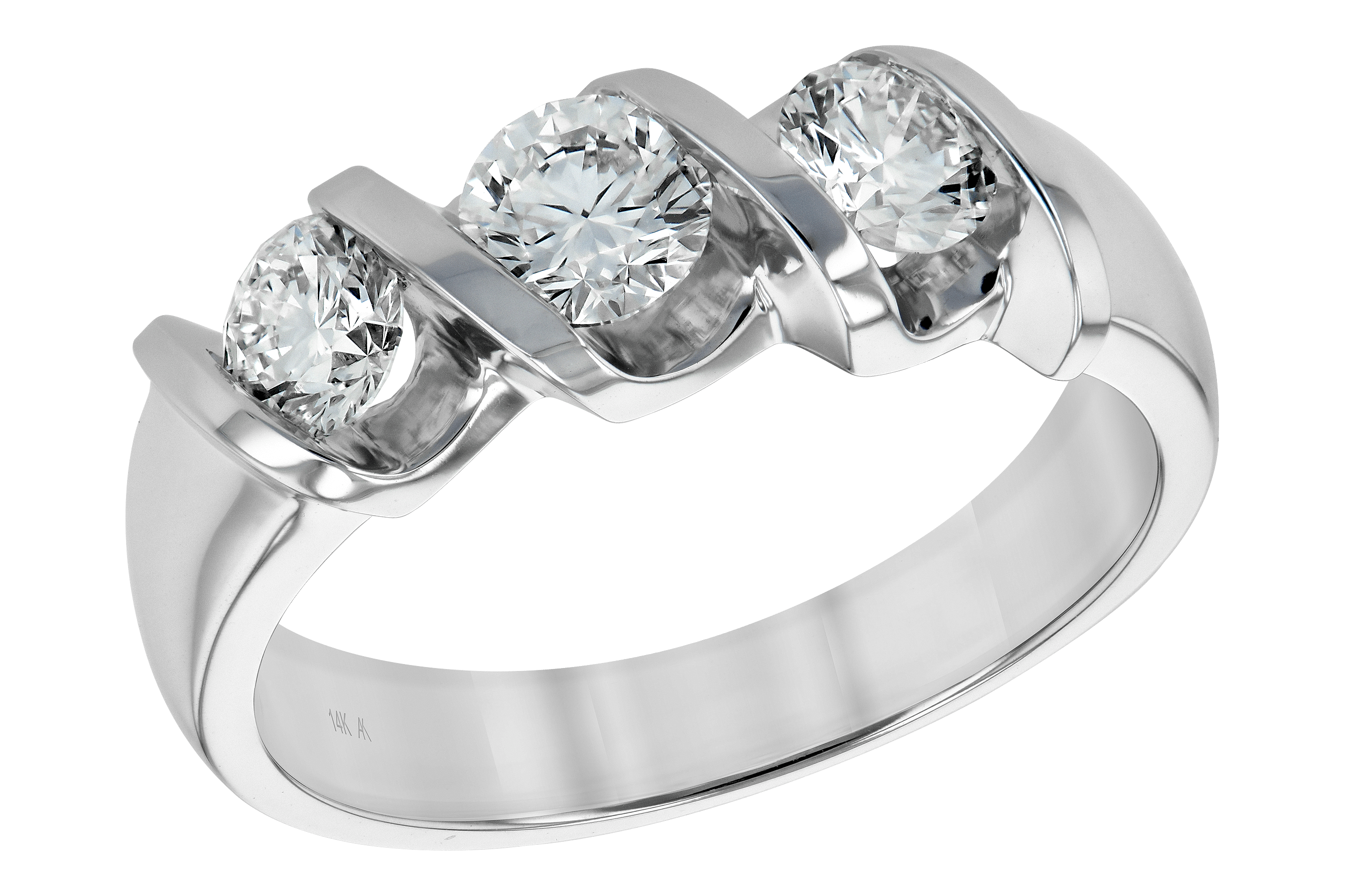 A102-07007: LDS WED RG .40 BR 1.00 TW