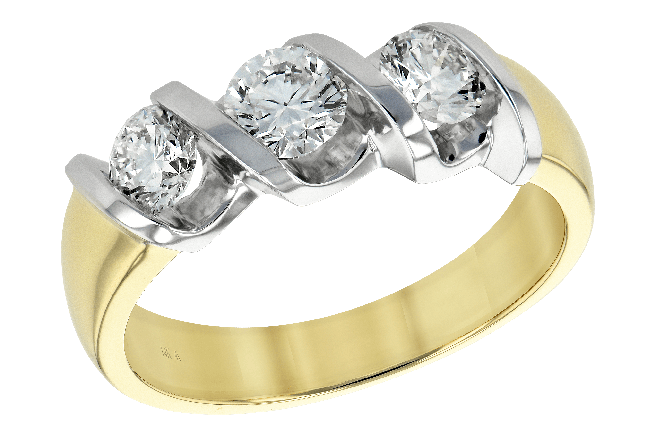 A102-07007: LDS WED RG .40 BR 1.00 TW