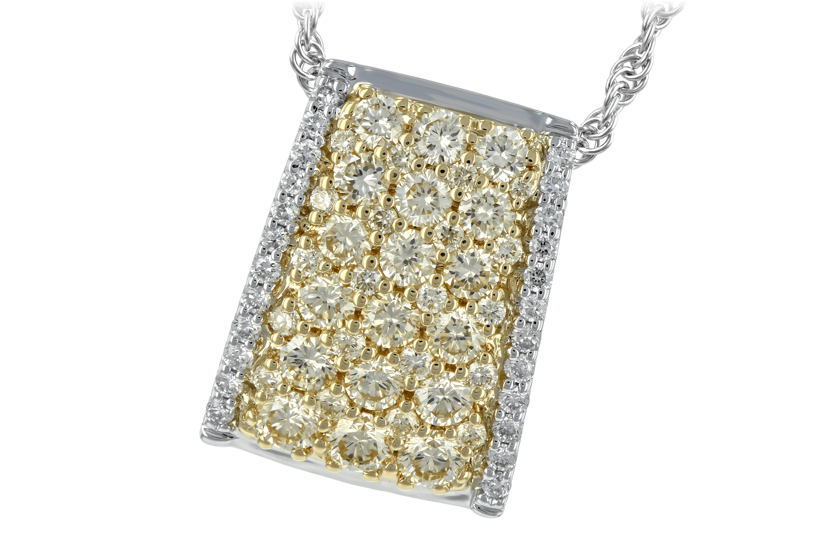 A198-38861: NECK .95 YELLOW DIAS 1.09 TW