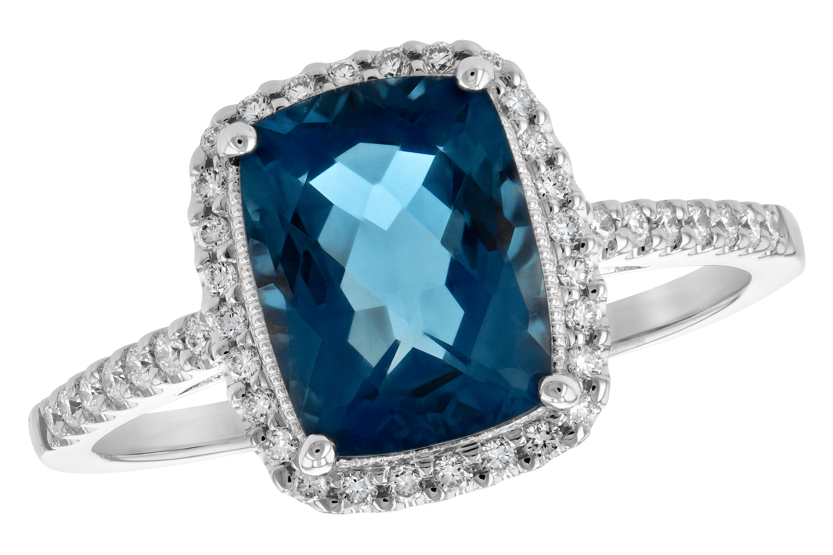 A198-45261: LDS RG 2.42 LONDON BLUE TOPAZ 2.62 TGW