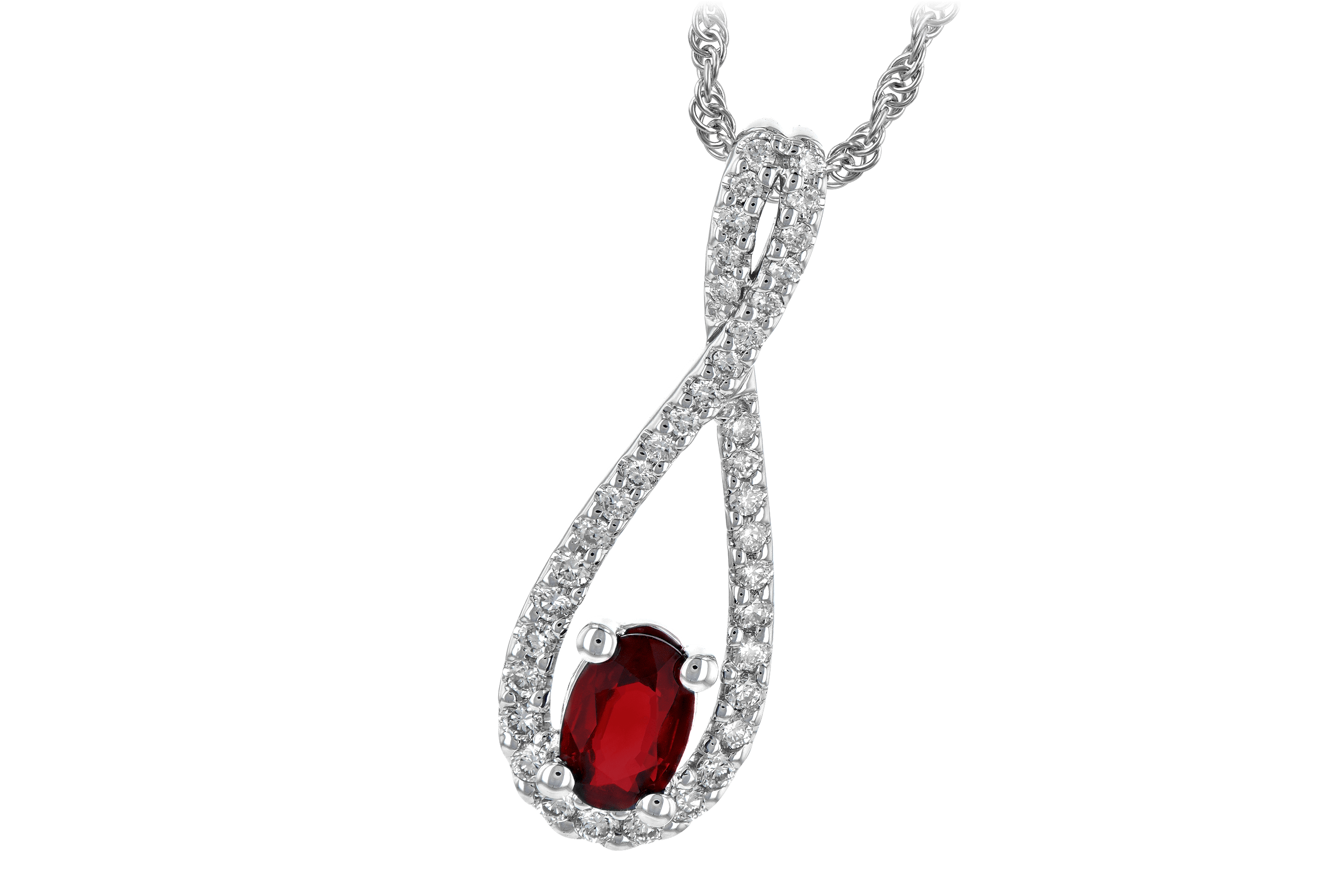 A199-29761: NECK .50 RUBY .74 TGW