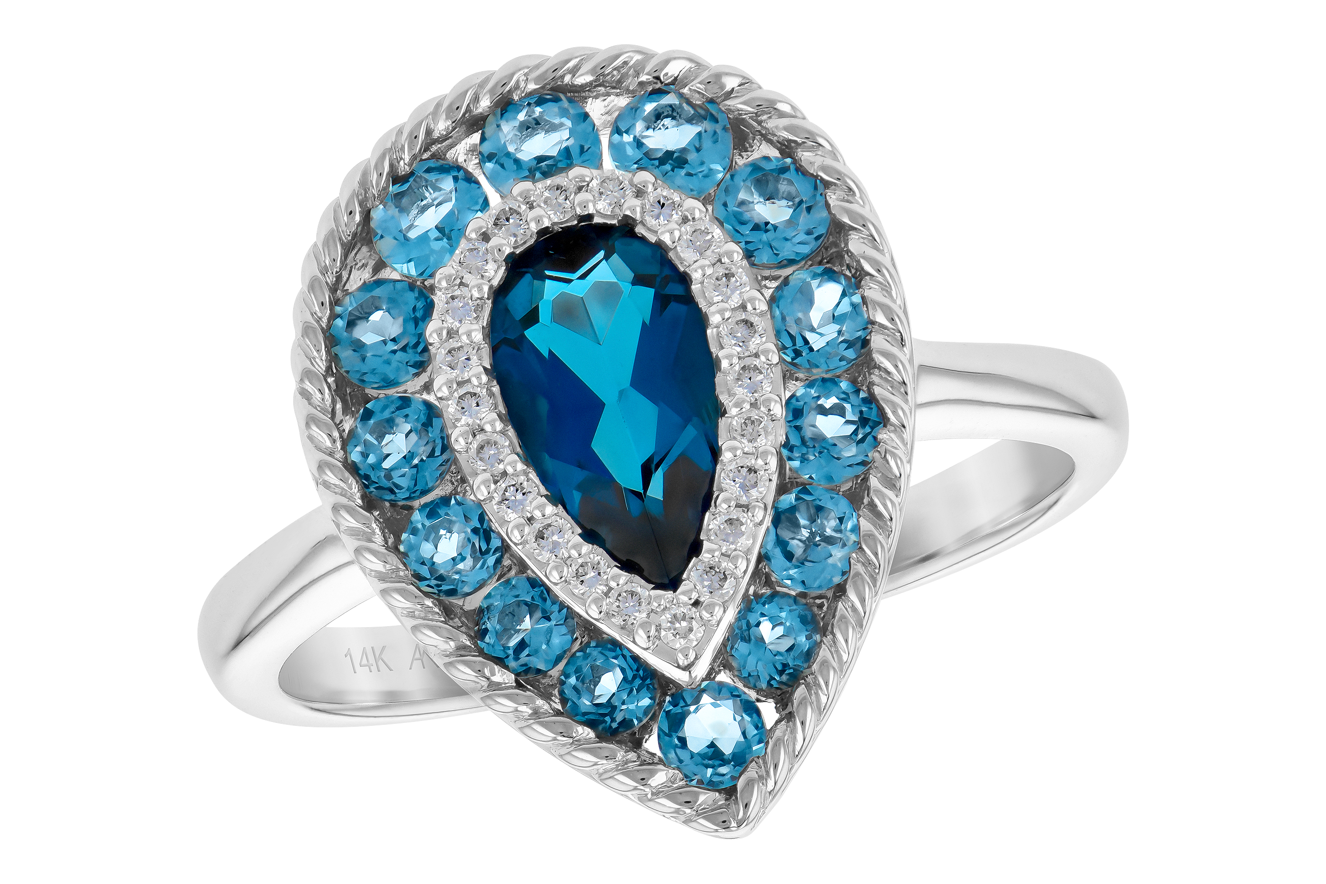 A199-31625: LDS RG 1.52 TW BLUE TOPAZ 1.60 TGW