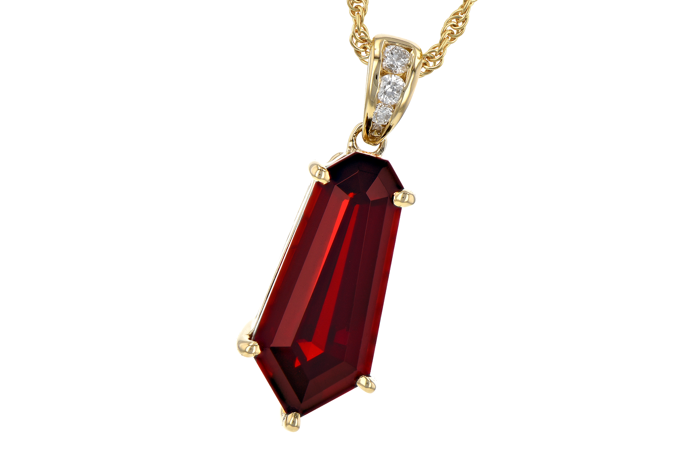 A199-35189: NECK 3.44 GARNET 3.50 TGW