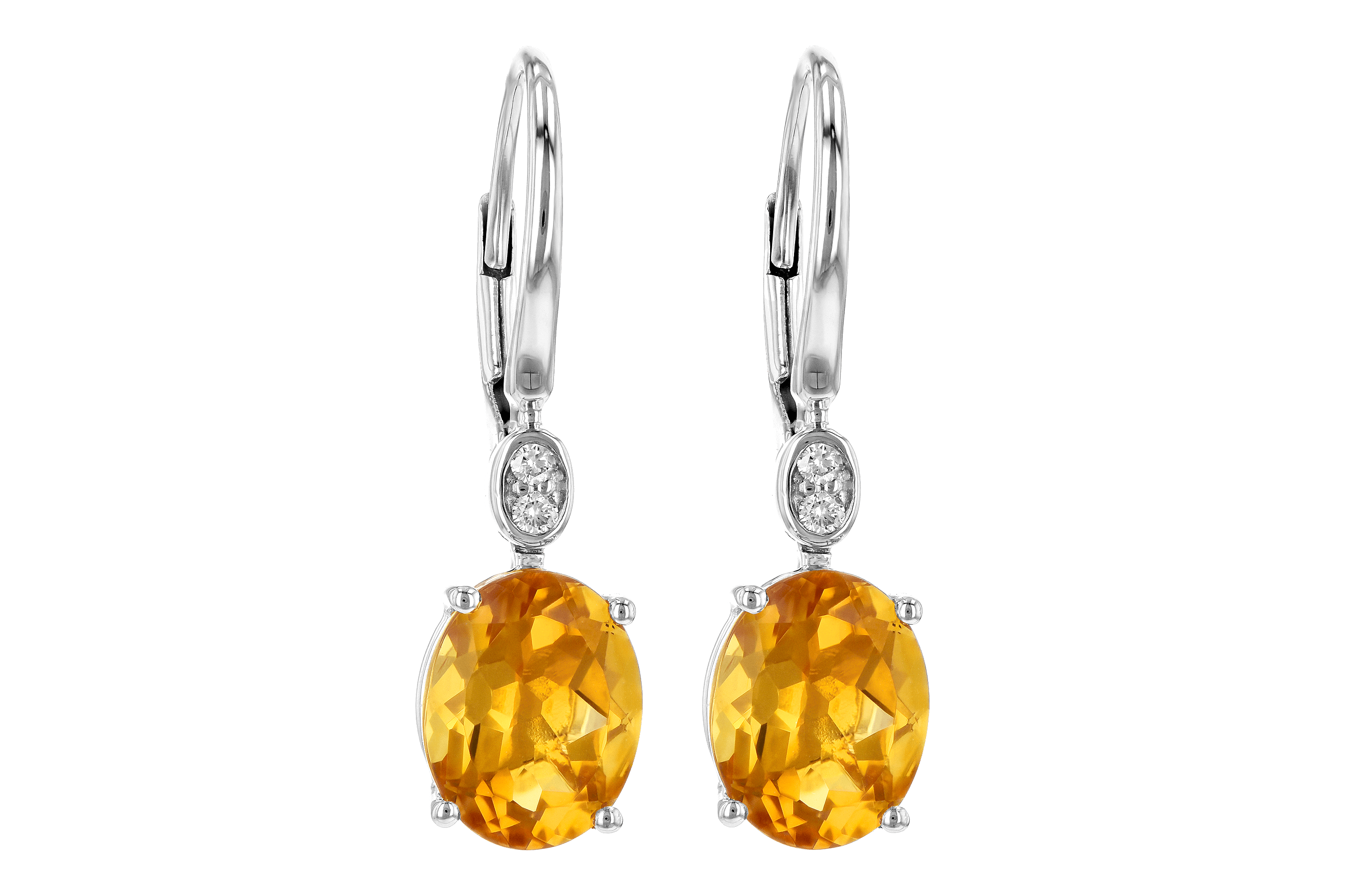 A199-36098: EARR 3.20 TW CITRINE 3.25 TGW (9x7MM CIT)