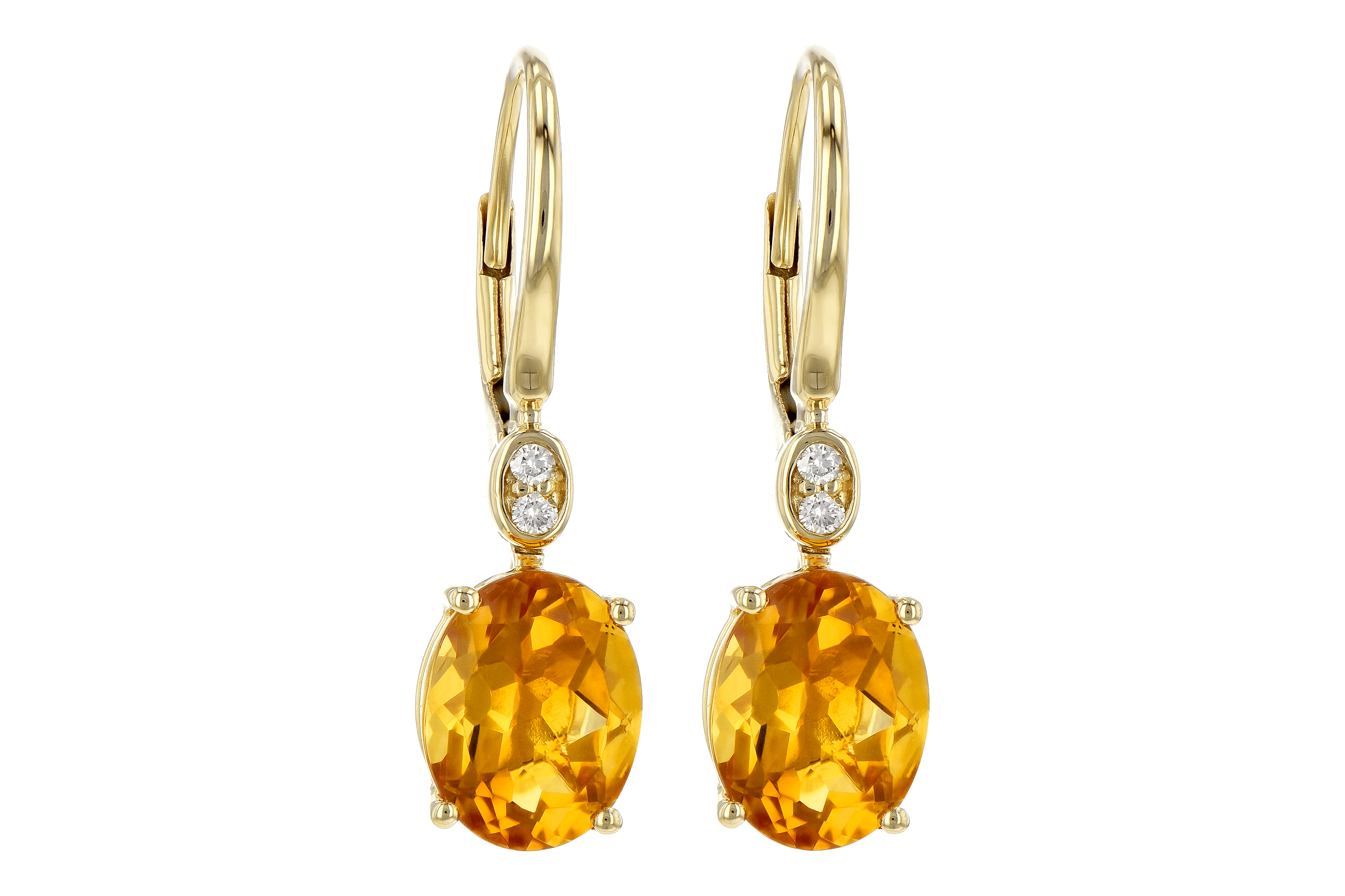 A199-36098: EARR 3.20 TW CITRINE 3.25 TGW (9x7MM CIT)