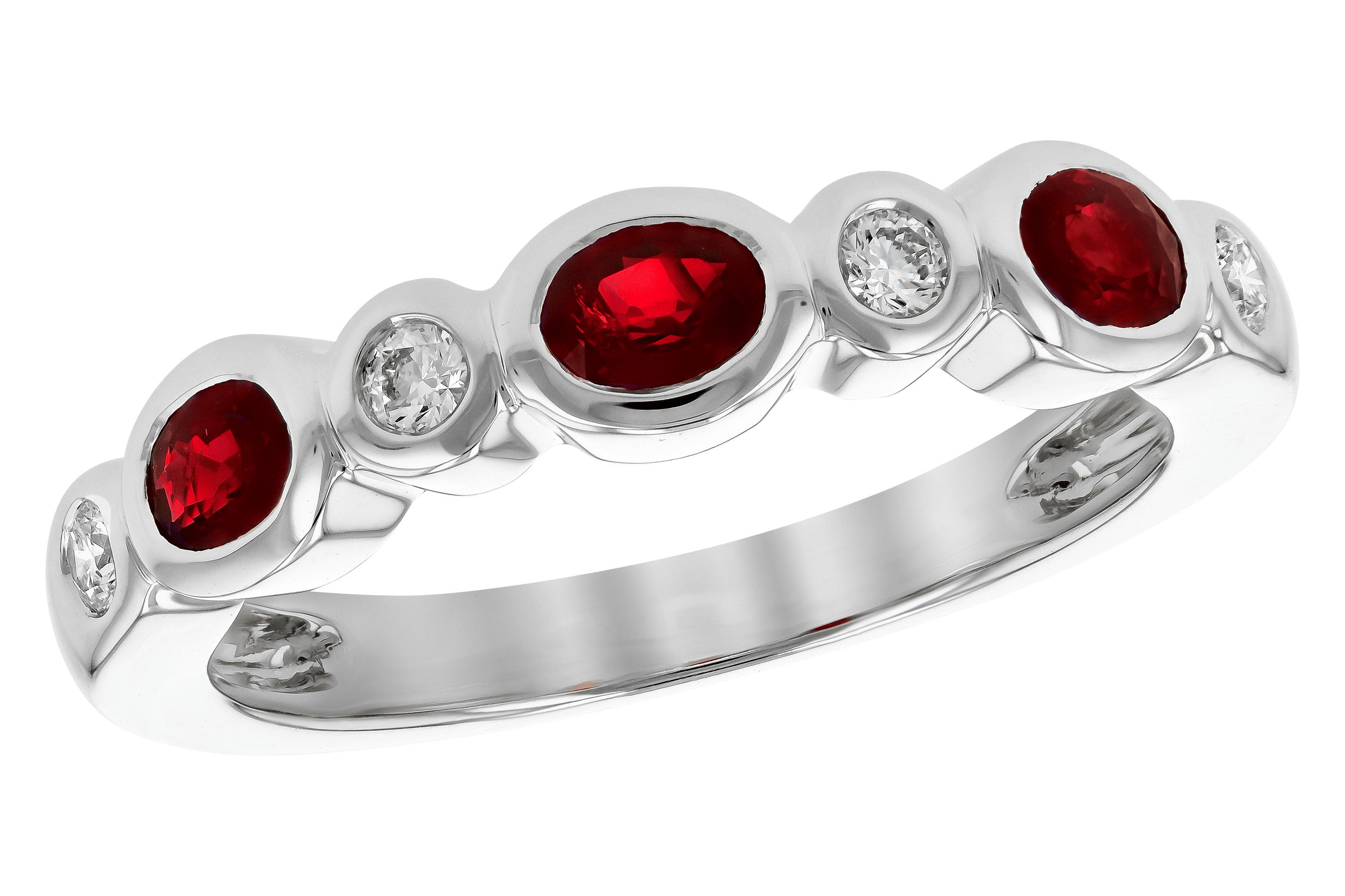 A282-03452: LDS WED RG .55 RUBY .68 TGW