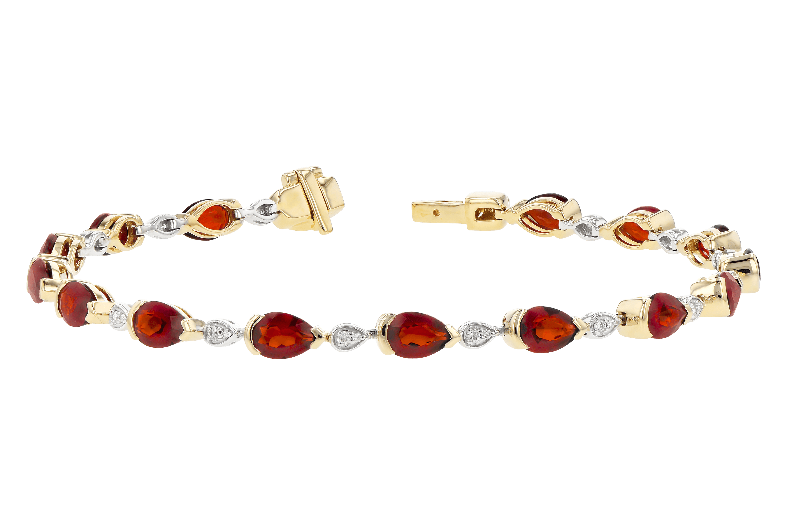 A282-04298: BRACELET 6.44 GARNET 6.60 TGW