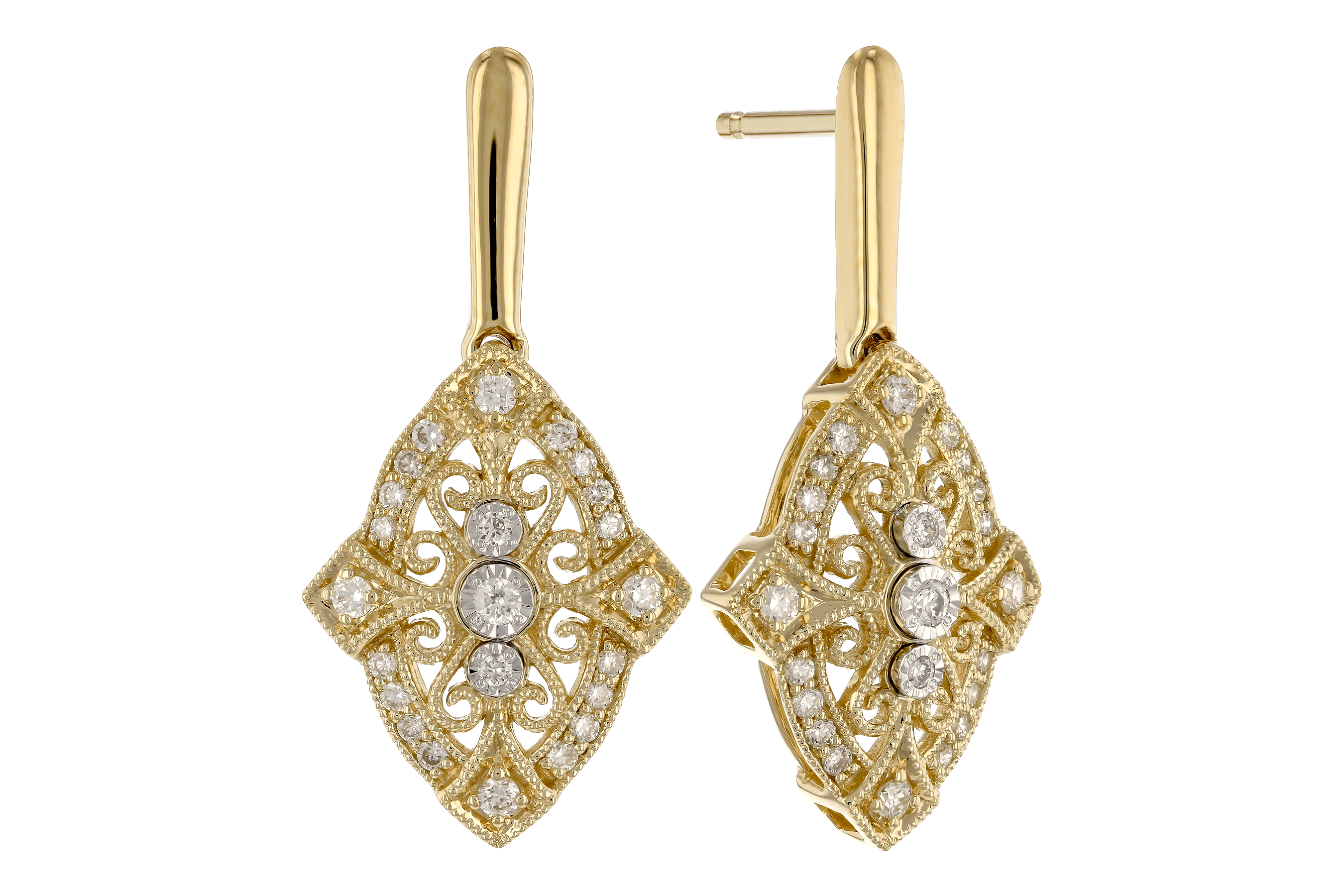 A282-97043: EARRINGS .25 TW