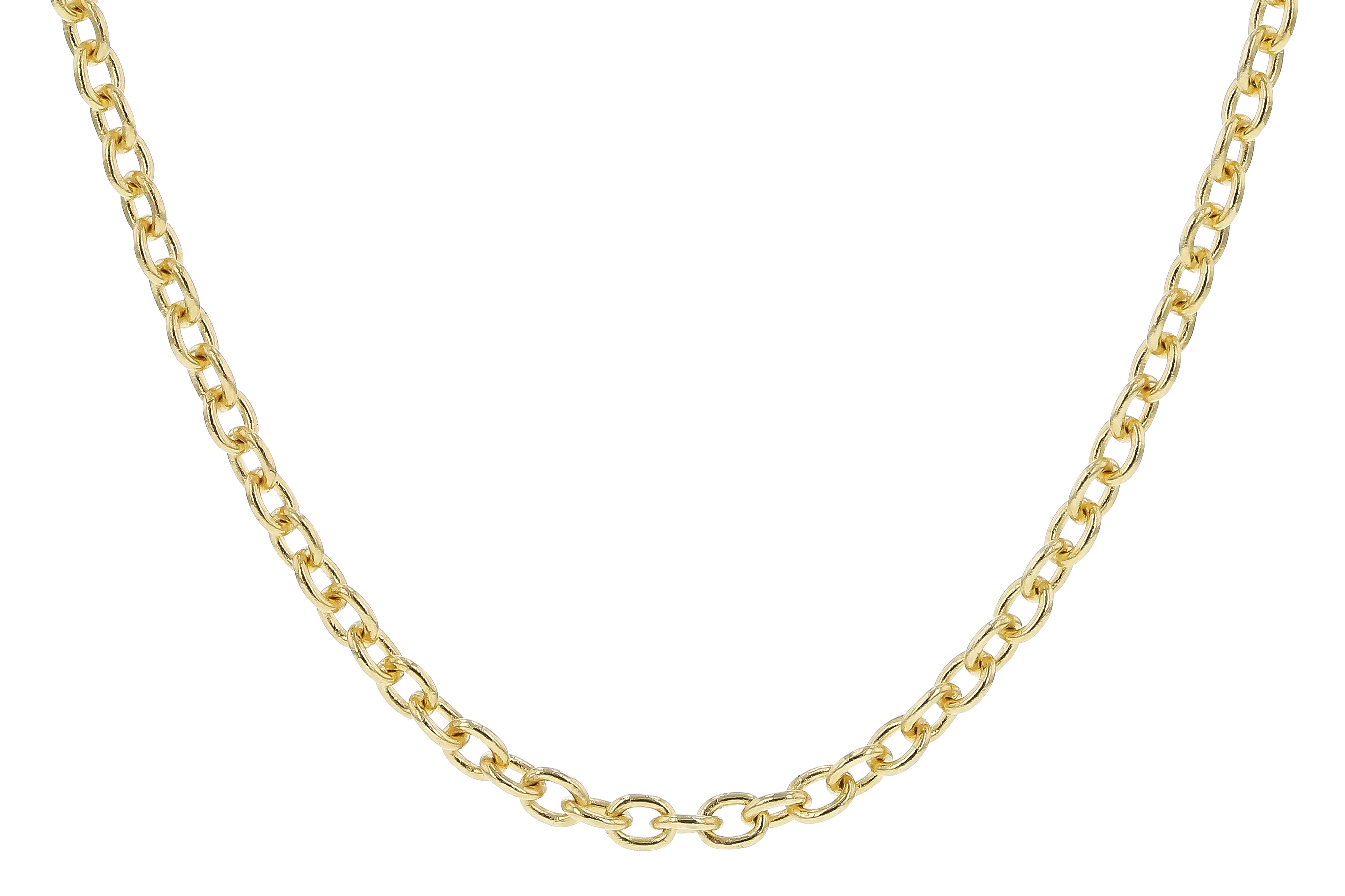 A282-97943: CABLE CHAIN (24IN, 1.3MM, 14KT, LOBSTER CLASP)