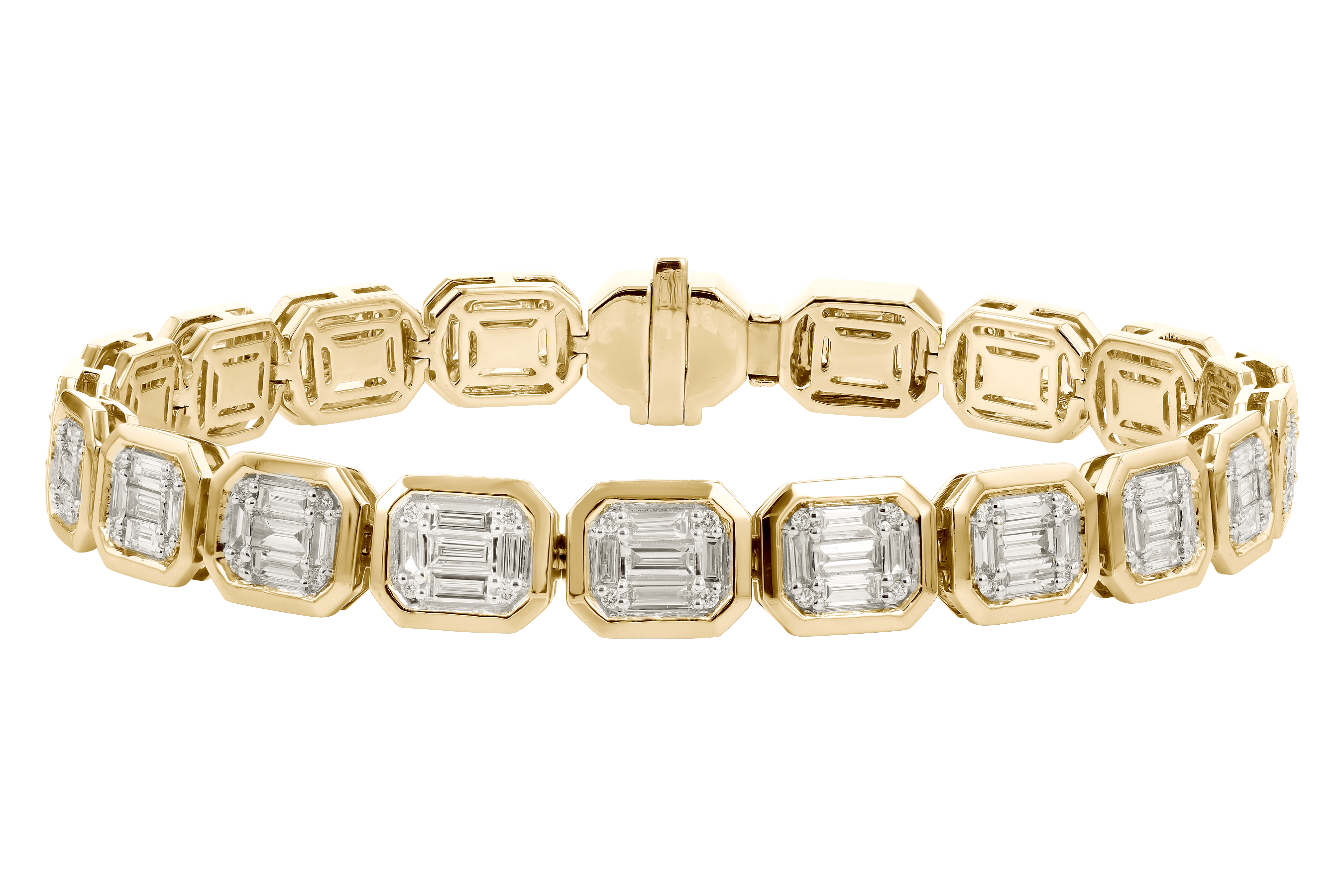 A282-98907: BRACELET 2.50 BAG 2.80 TW (7")