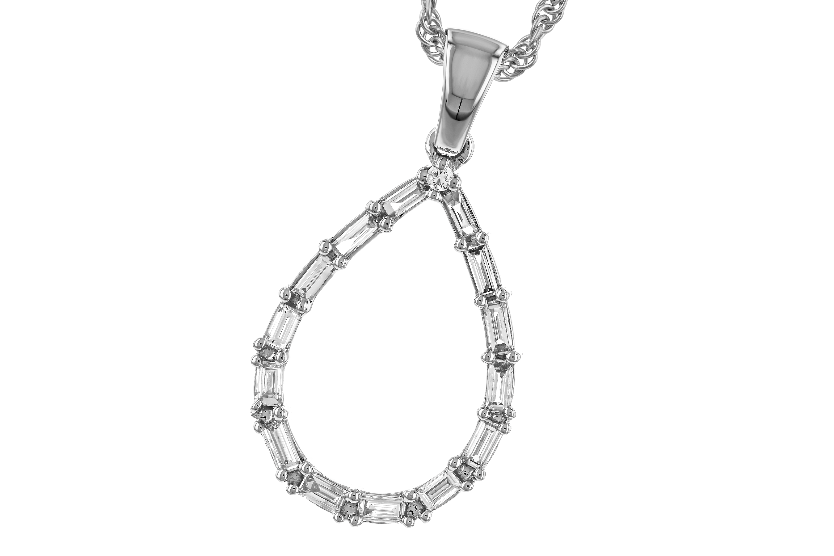 A283-87934: NECKLACE .27 BAG .28 TW