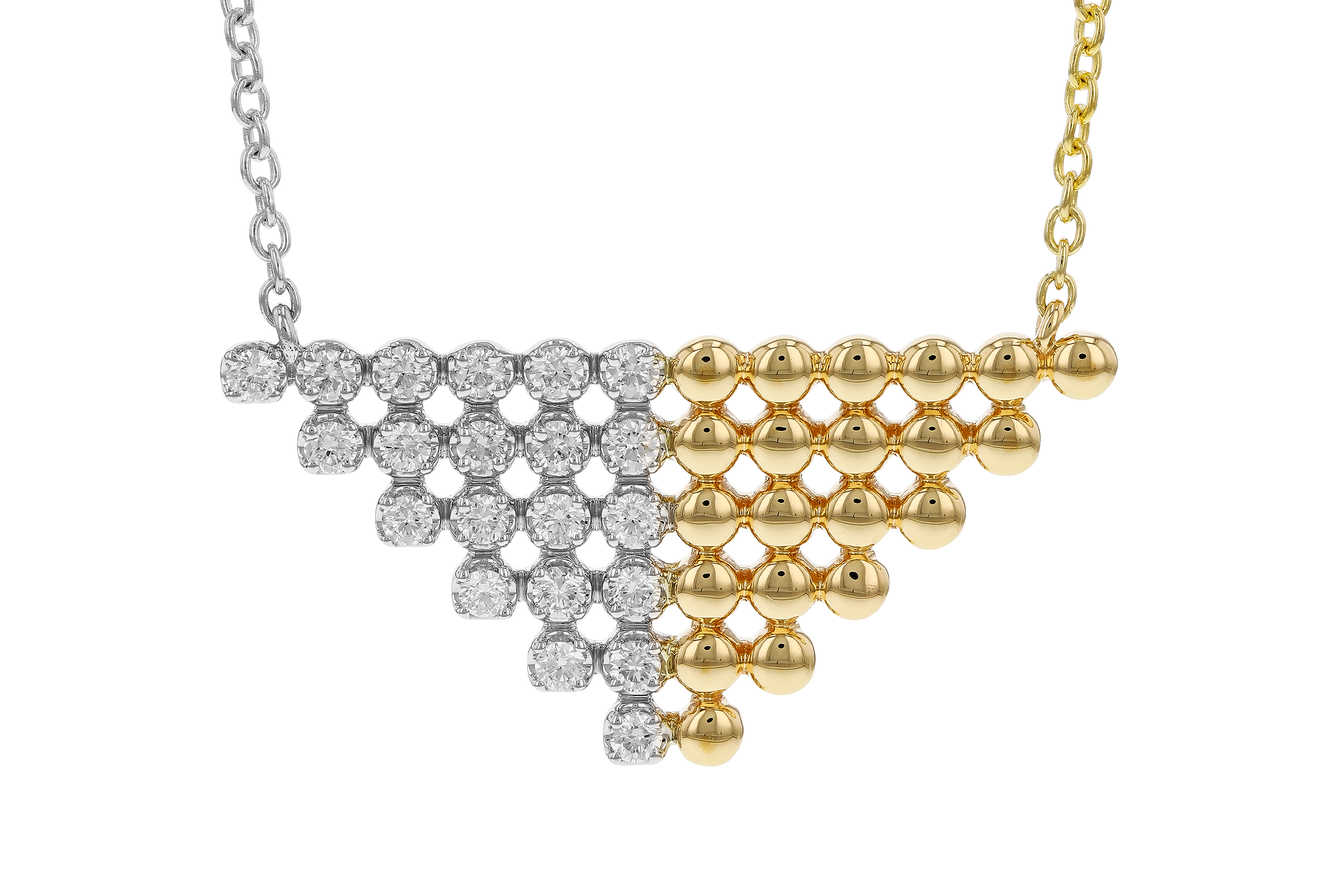 A283-87998: NECKLACE .37 TW (18")