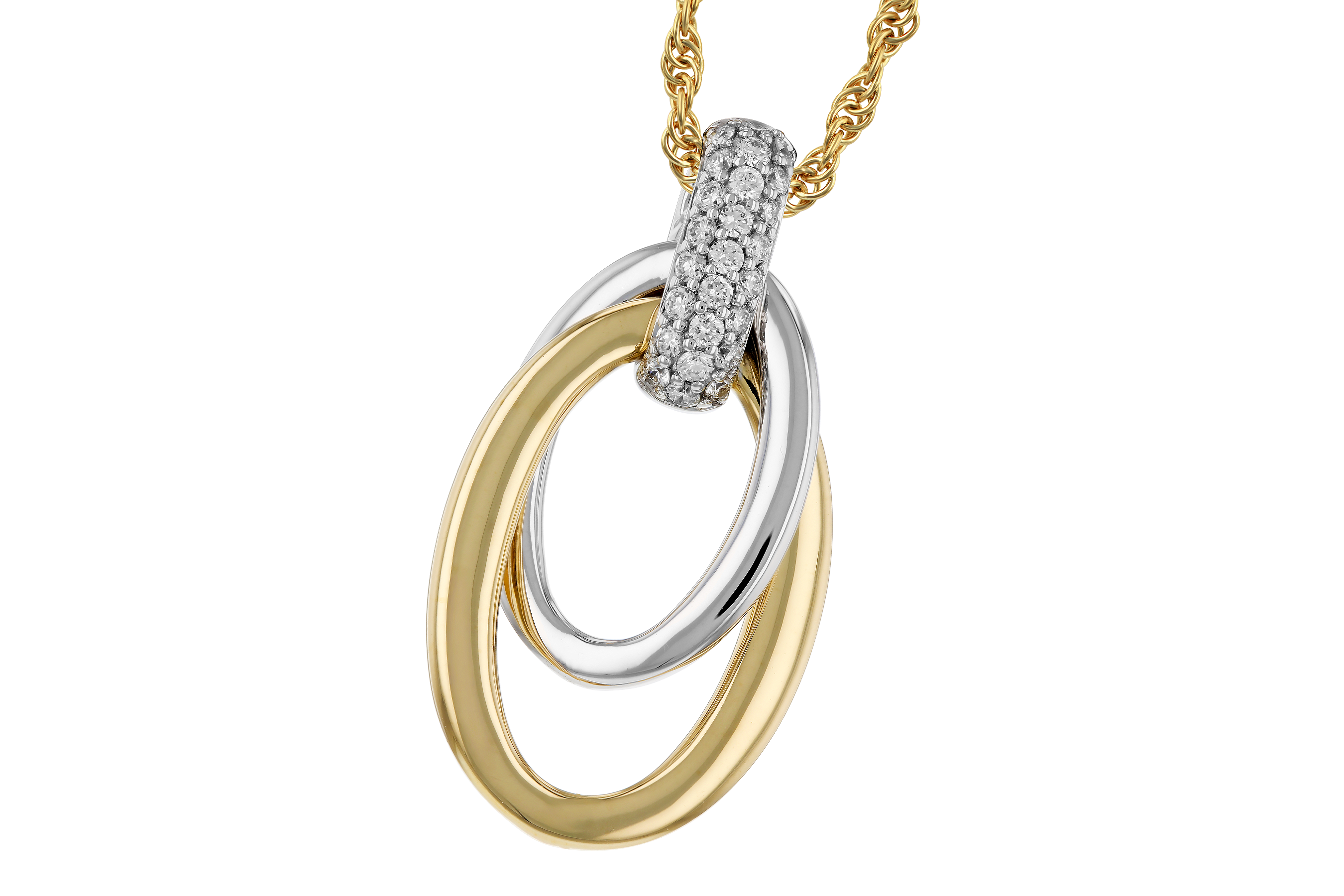 A283-90643: NECKLACE .15 TW