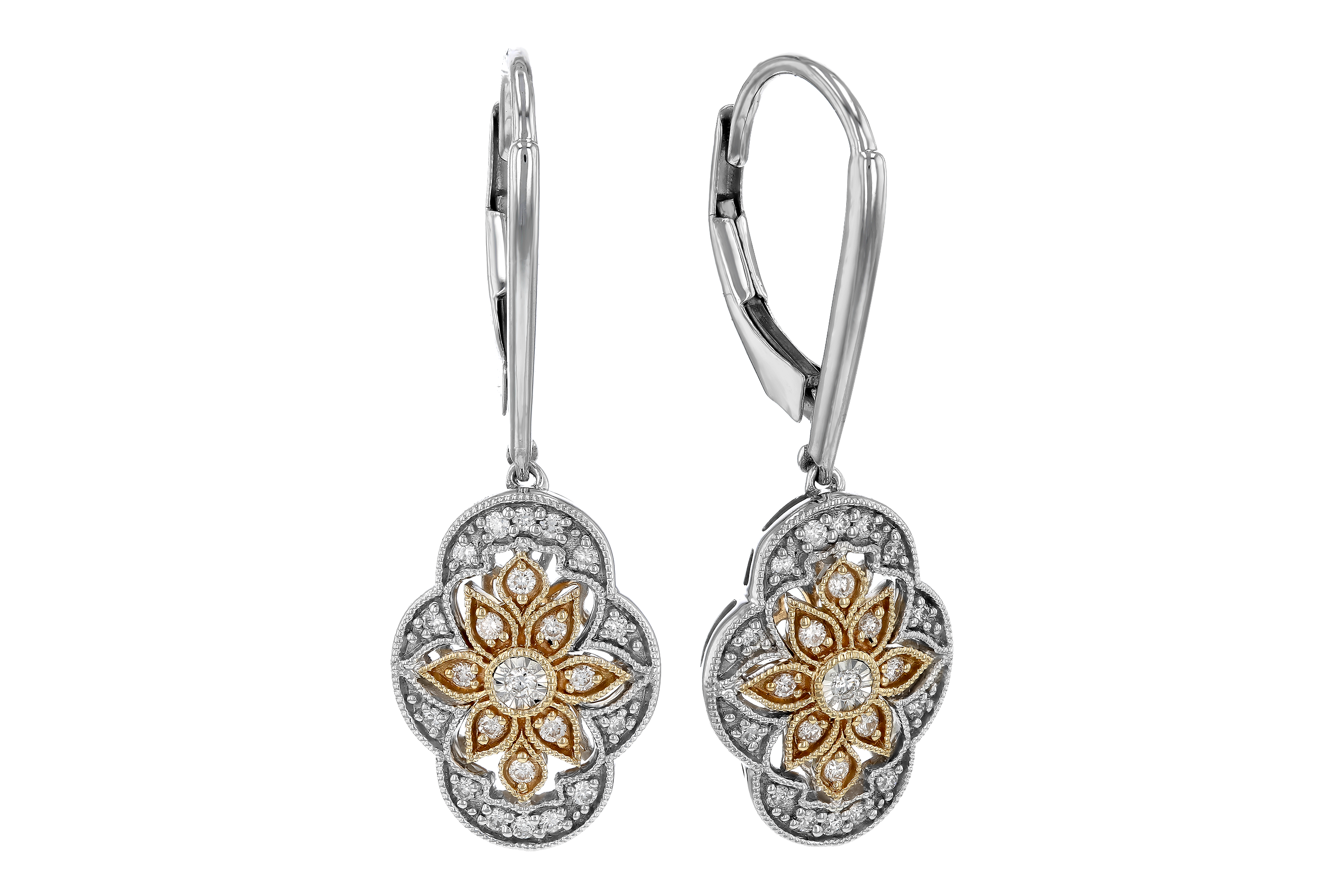 A283-90689: EARRINGS .20 TW