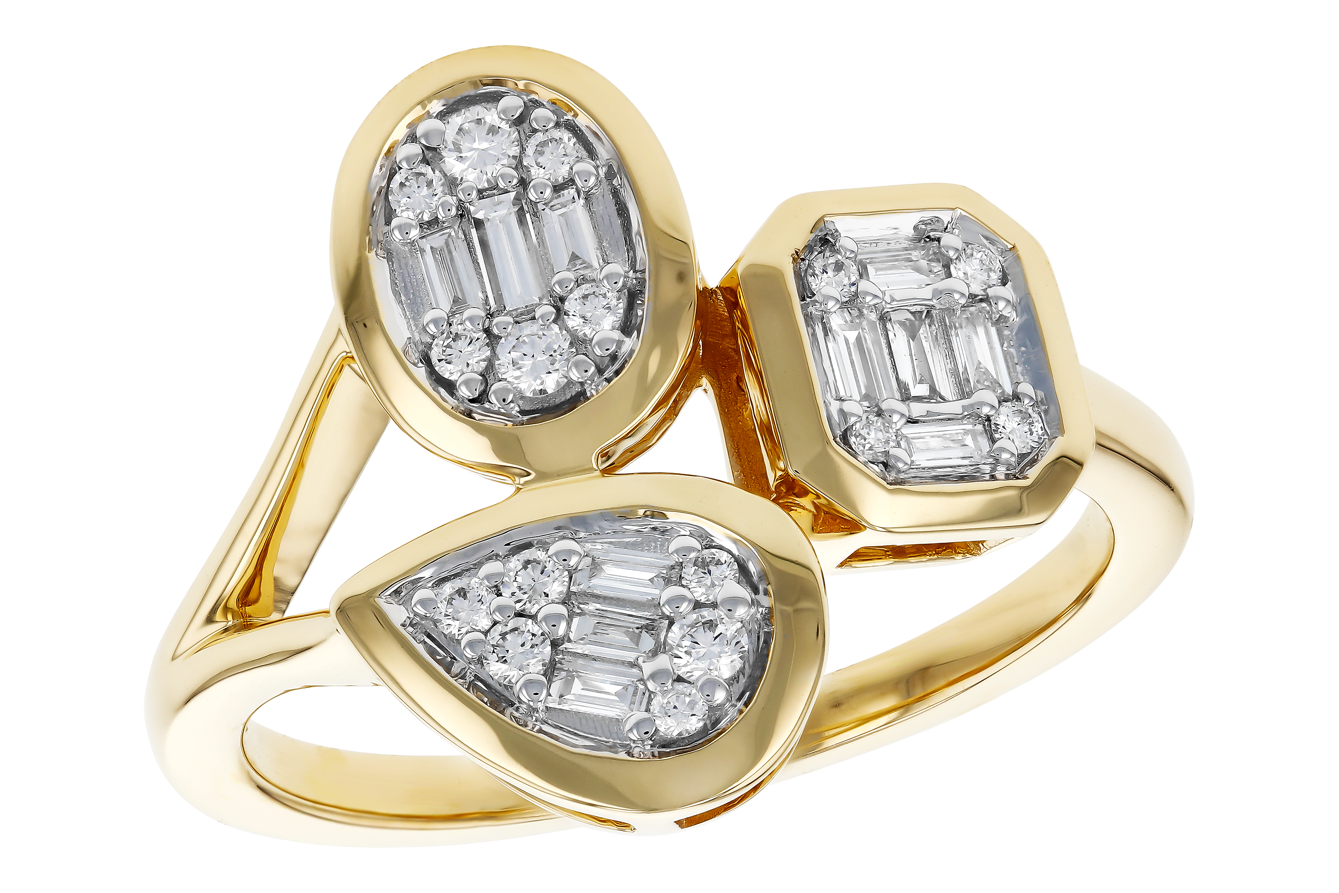 A283-90698: LDS DIA RG .12 TW BAGUETTE .25 TW