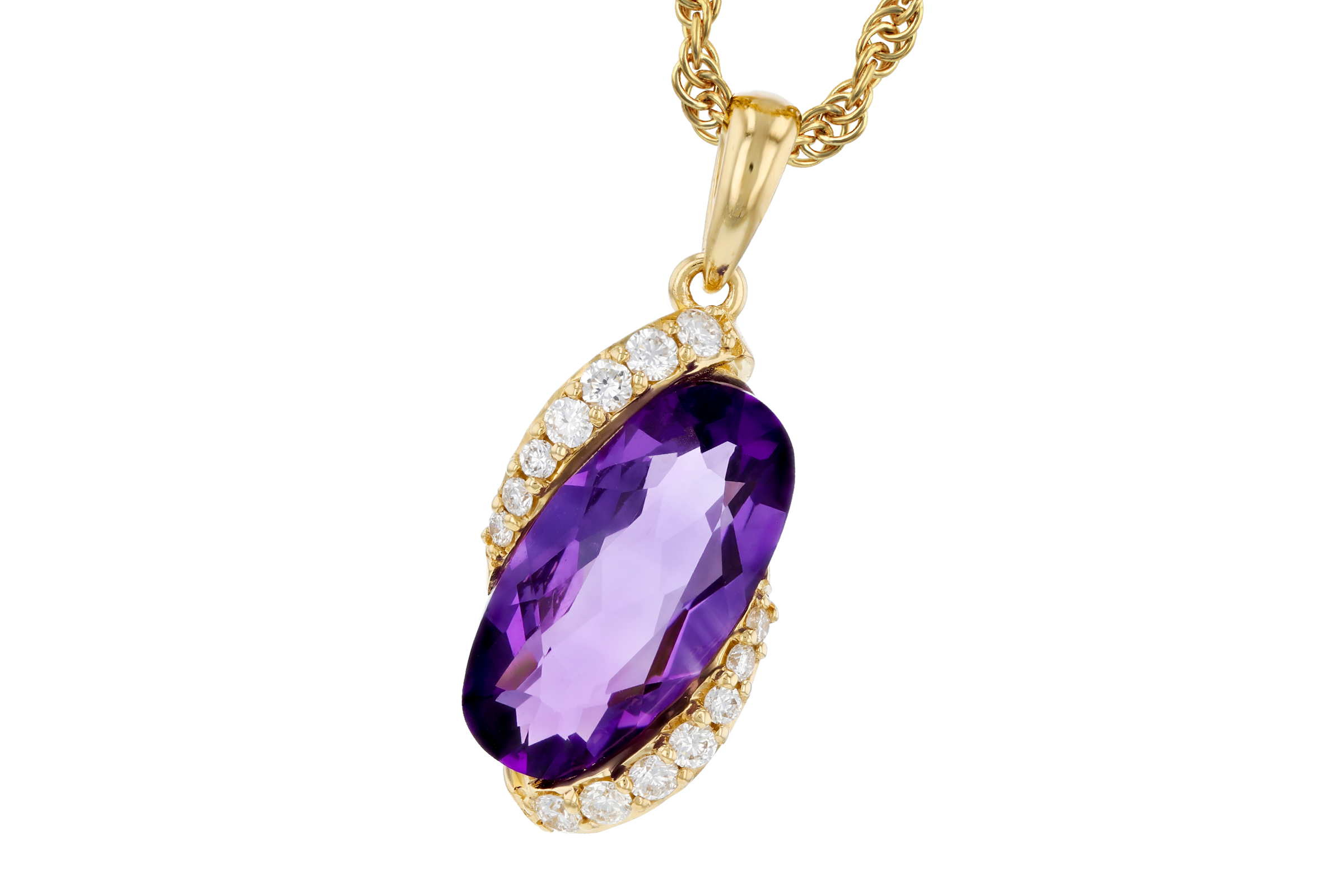 A284-75225: NECK 1.72 AMETHYST 1.84 TGW (12x6MM AMY)