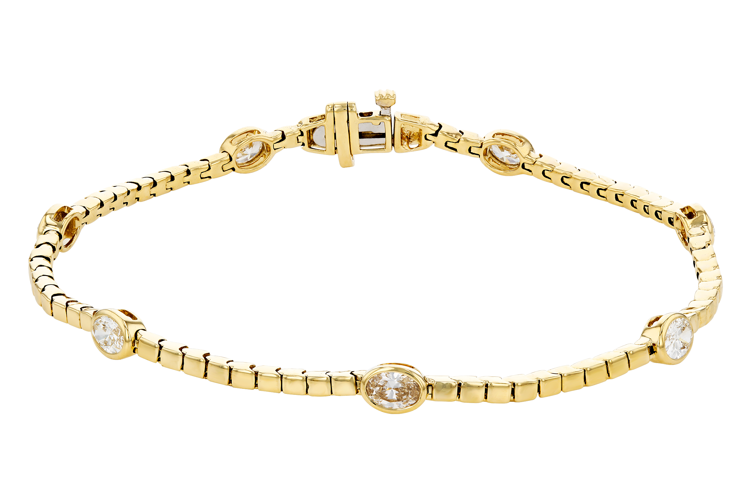 A284-75243: BRACELET 1.30 TW OVAL DIA (7")