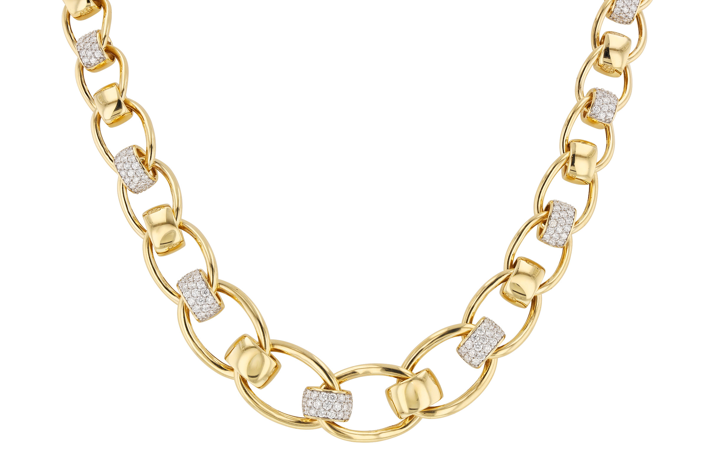 A284-75261: NECKLACE 2.00 TW (17")
