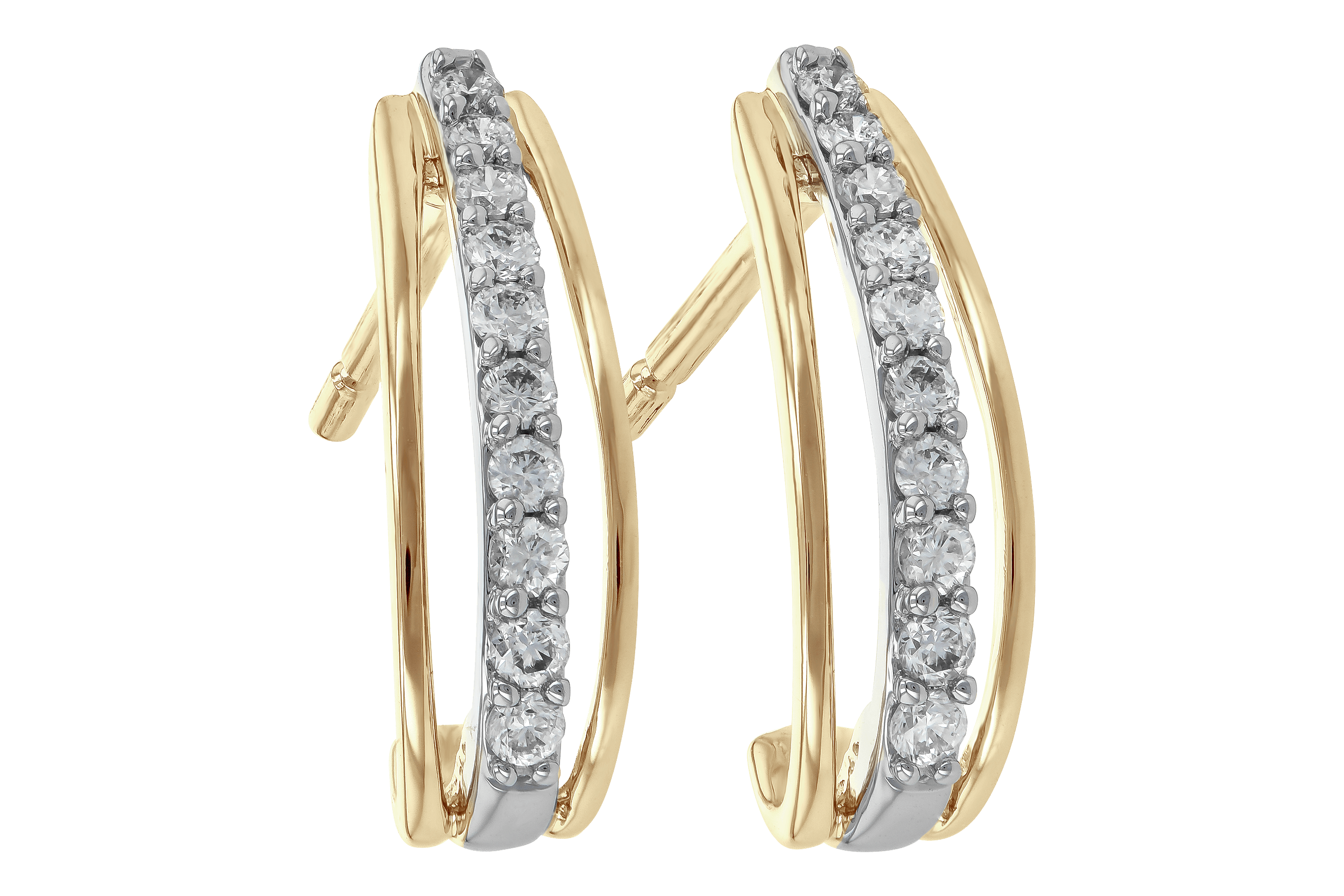 B193-84279: EARRINGS .19 TW