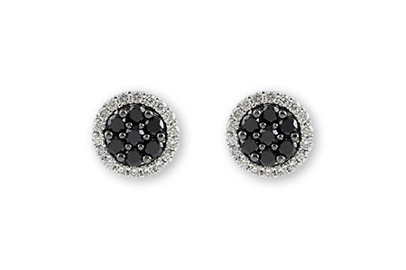 B195-71570: EARR .47 BLACK DIA .72 TW