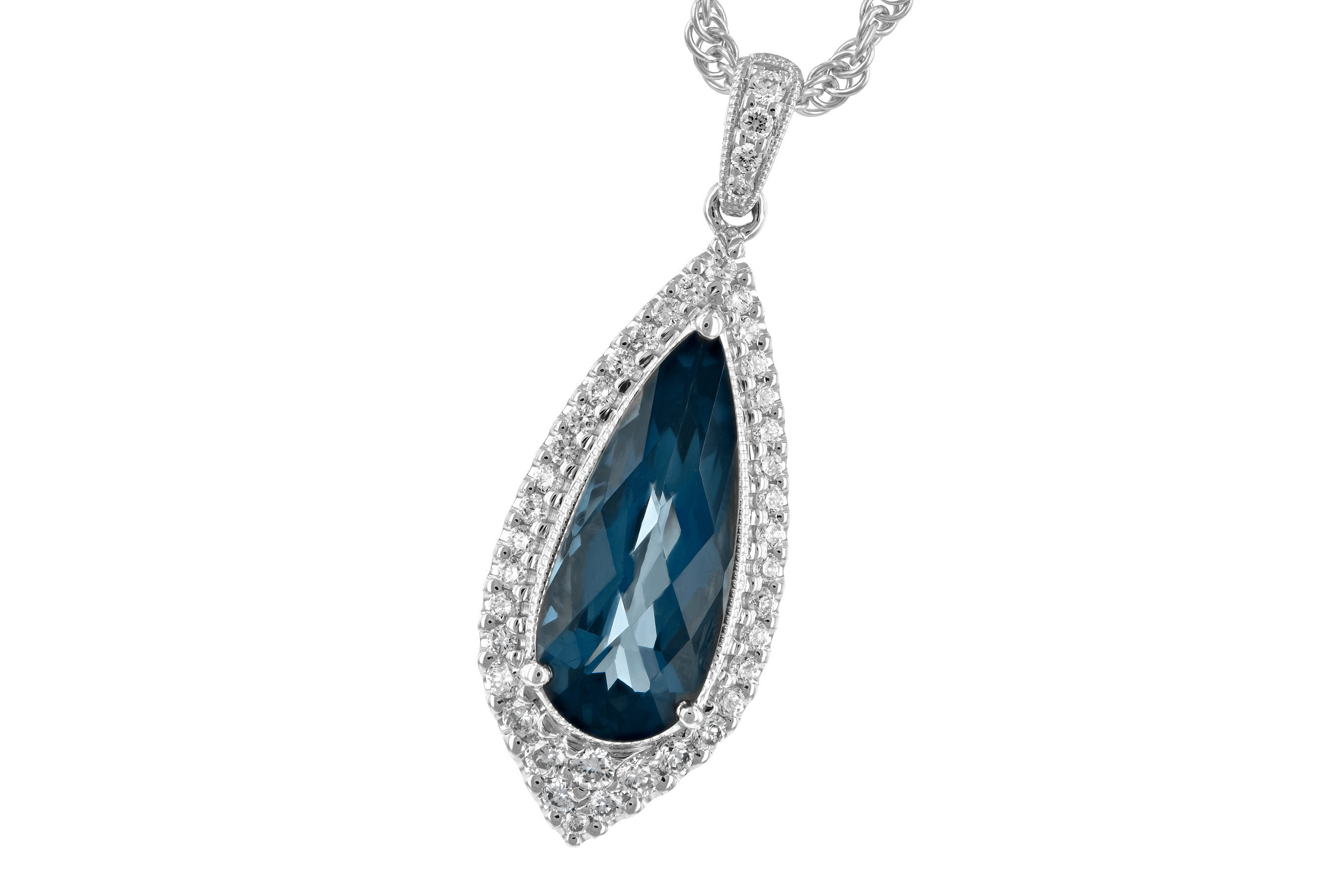 B198-39743: NECK 2.40 LONDON BLUE TOPAZ 2.65 TGW