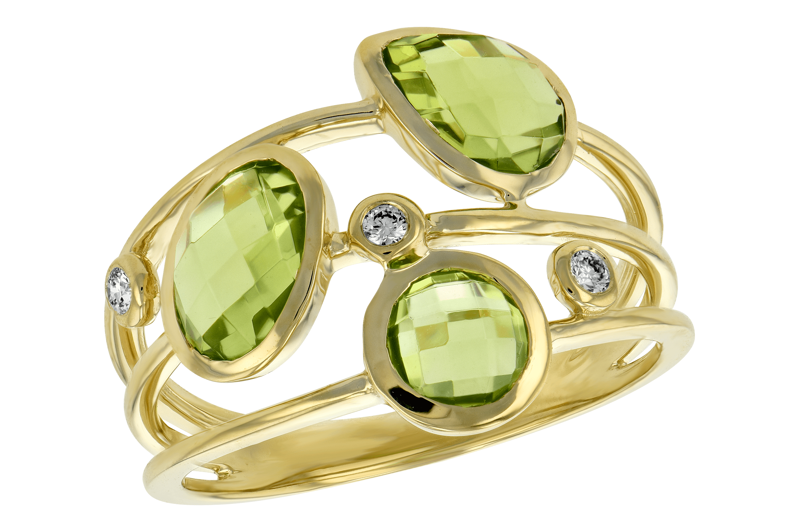 B198-40707: LDS RG 2.45 PERIDOT 2.50 TGW