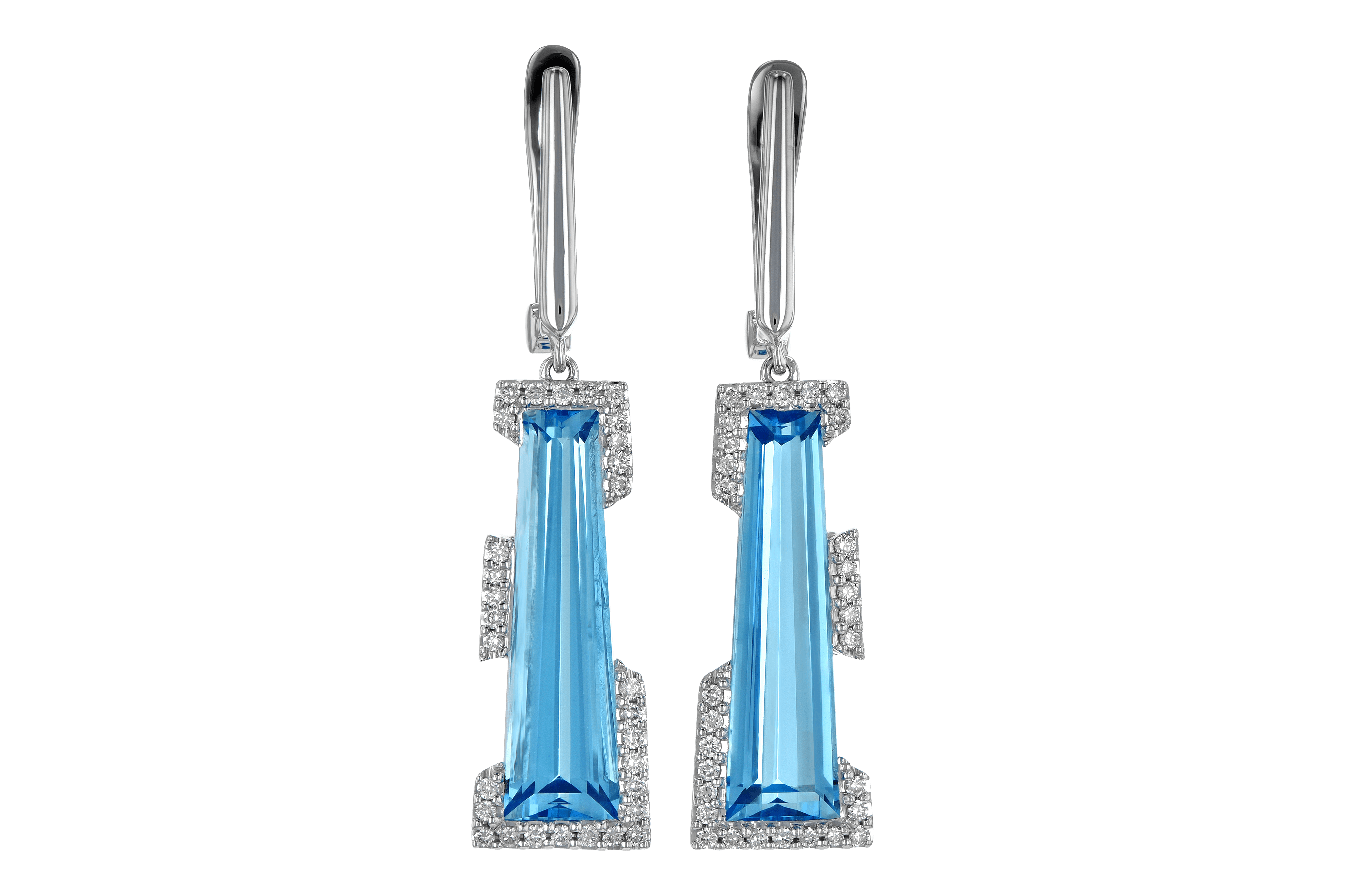 B199-28898: EARR 6.12 TW BLUE TOPAZ 6.33 TGW