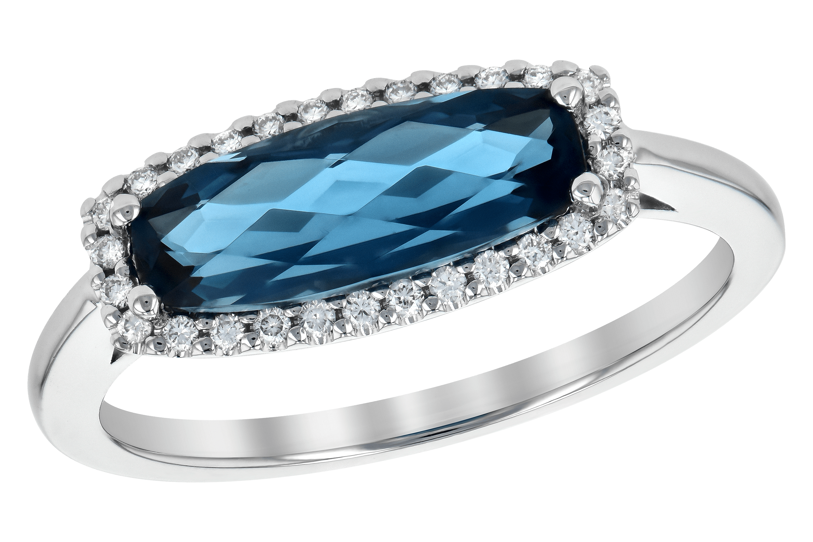 B199-32534: LDS RG 1.79 LONDON BLUE TOPAZ 1.90 TGW