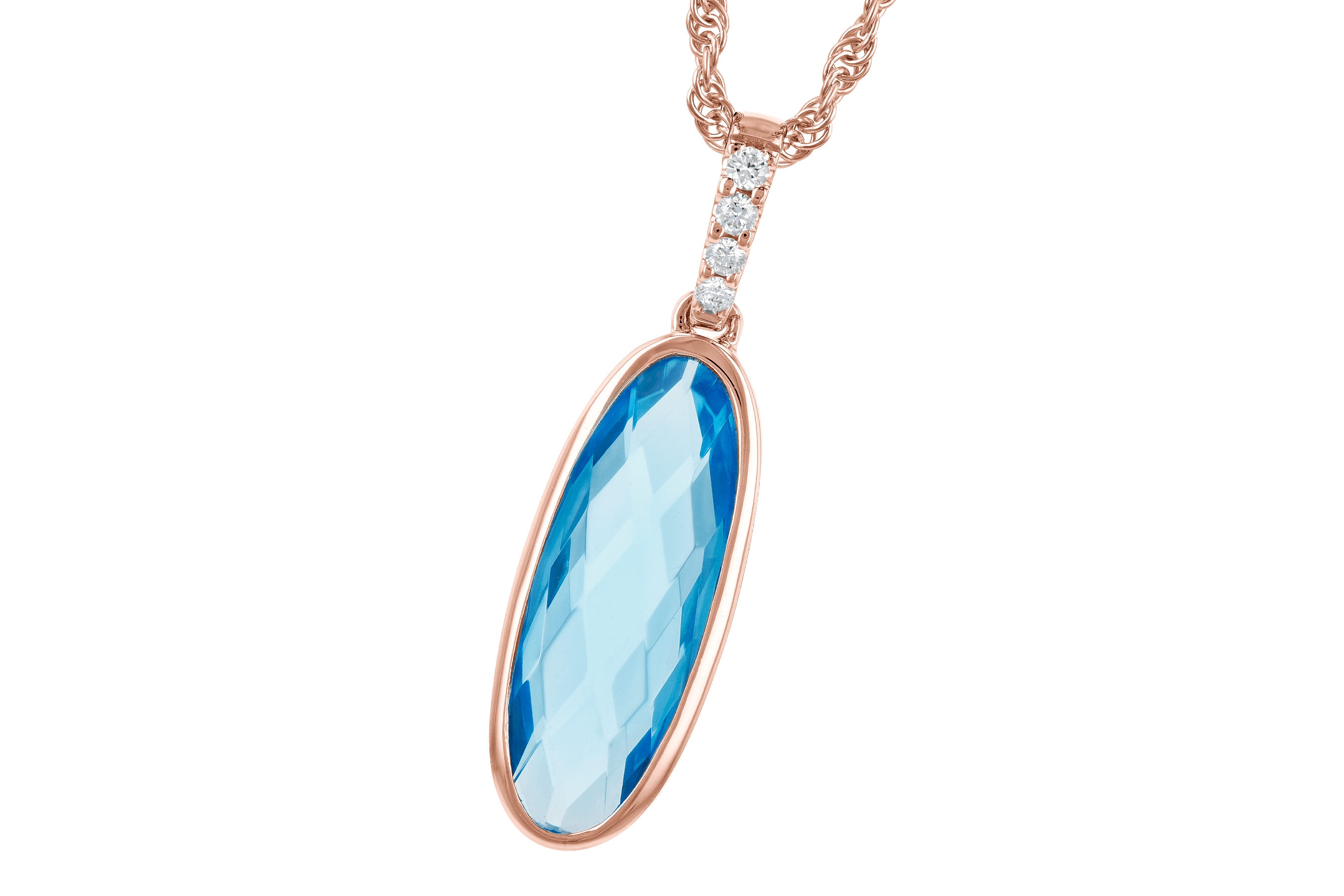 B282-03425: NECK 1.90 BLUE TOPAZ 1.93 TGW