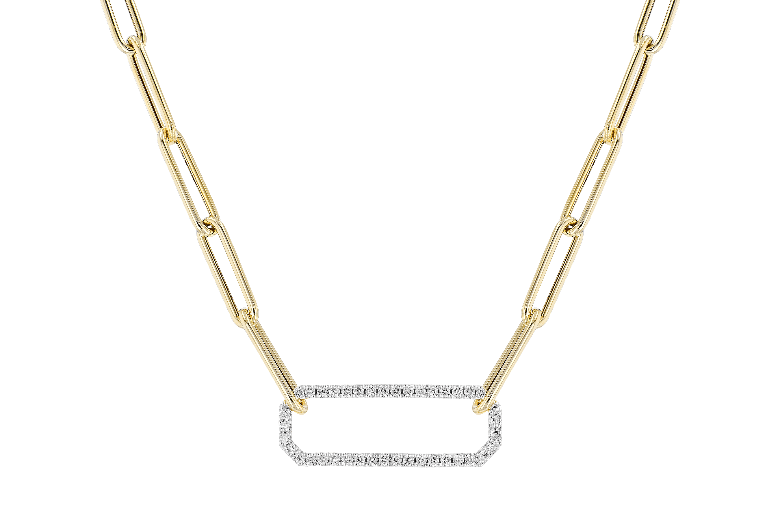 B282-91634: NECKLACE .50 TW (17 INCHES)