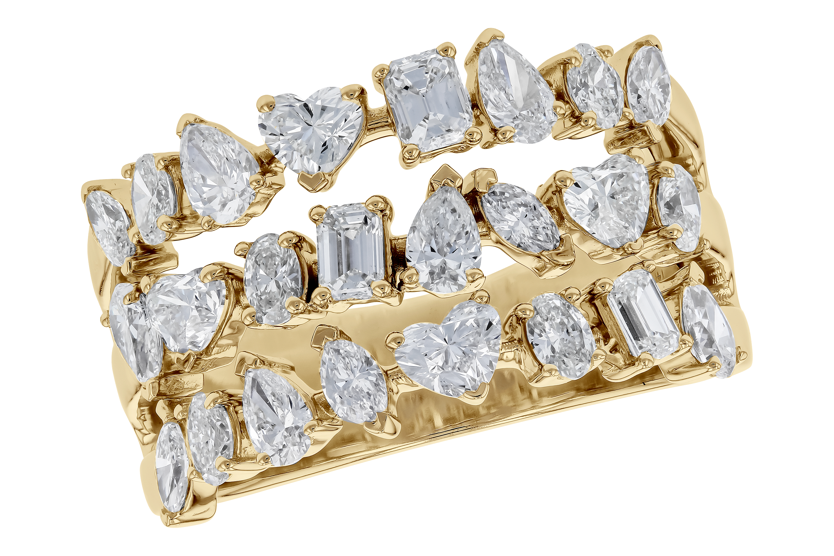 B282-94325: LDS DIA WED RG 2.00 TW FANCY CUT DIAS