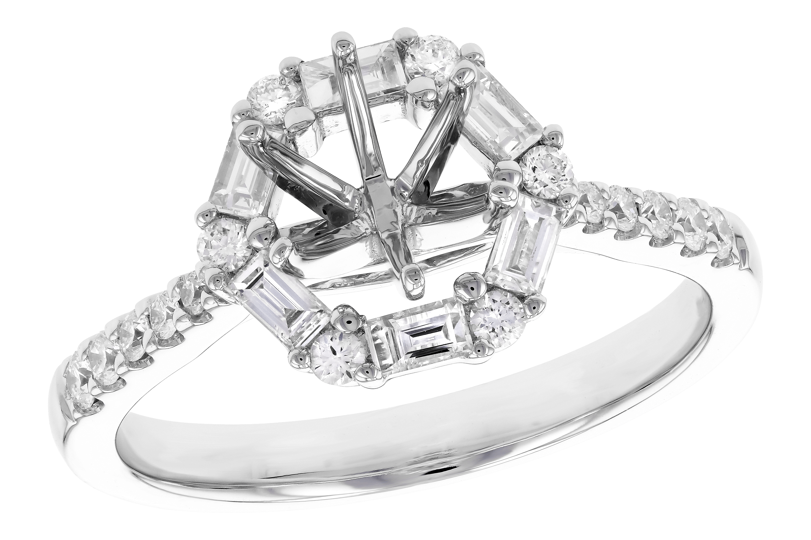 B282-95234: LDS SEMI DIA RG .26 BAG .50 TW