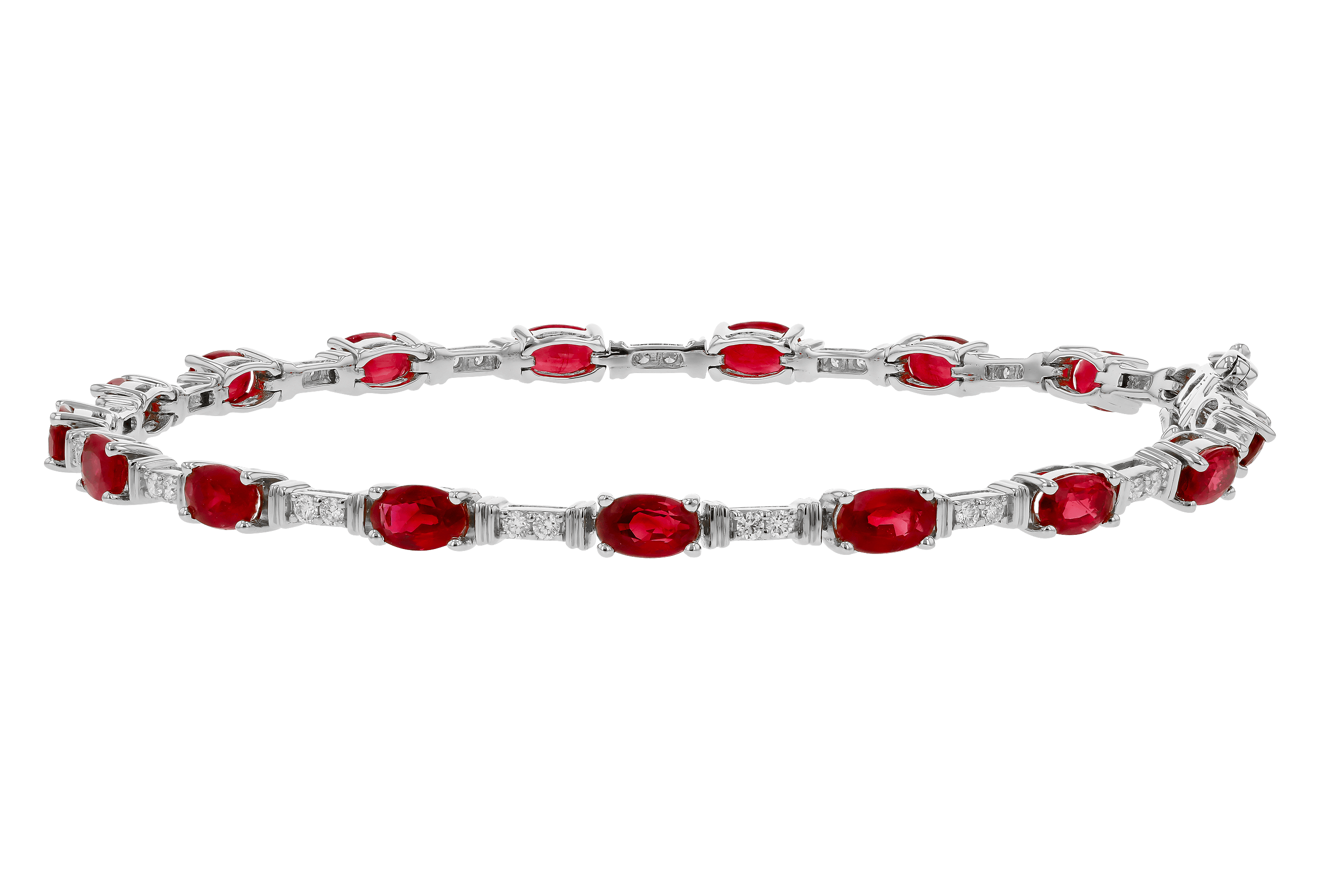 B283-84361: BRACELET 4.65 RUBY 4.97 TGW (7")