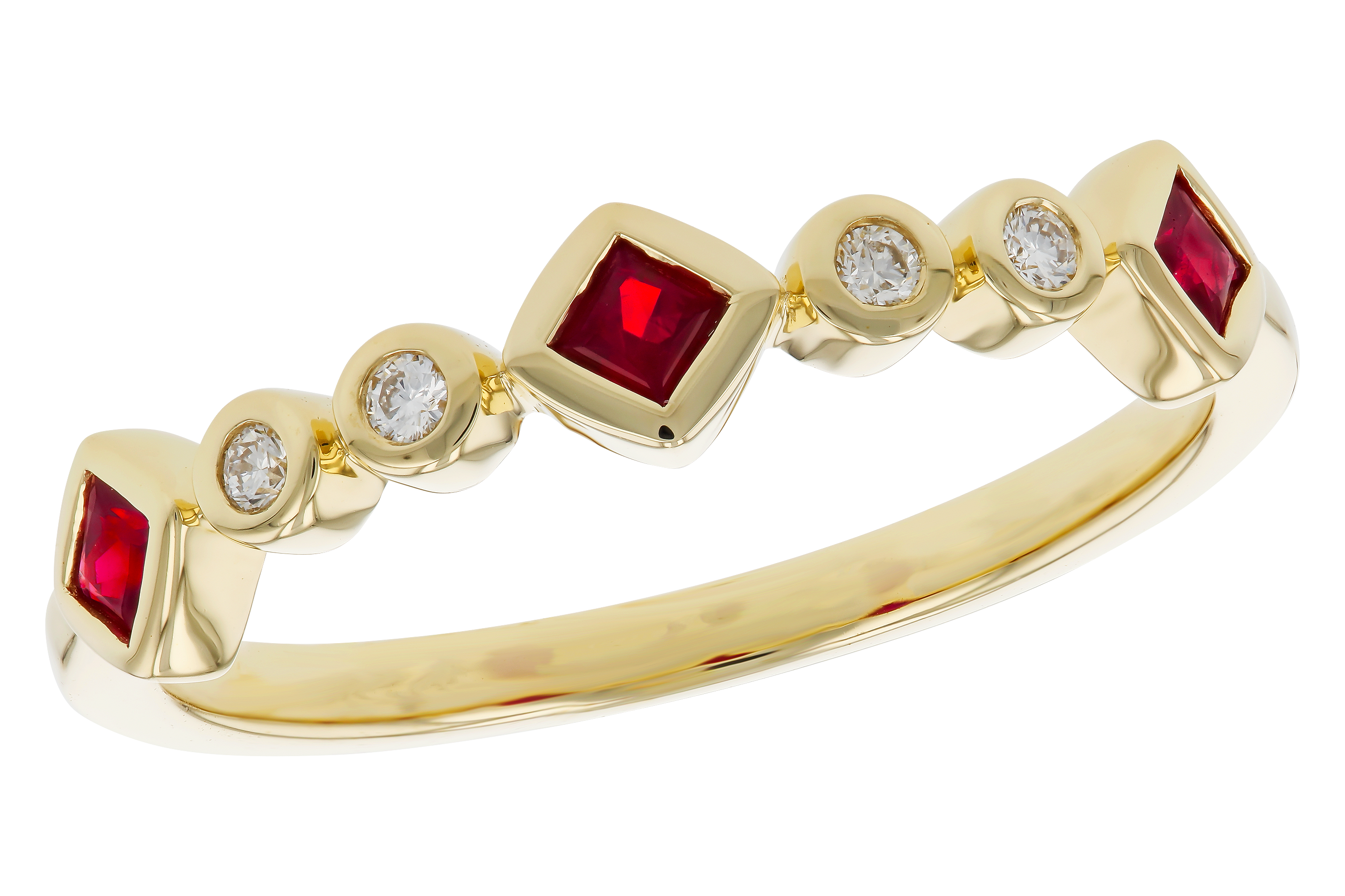 B283-86170: LDS WED RG .22 RUBY .27 TGW