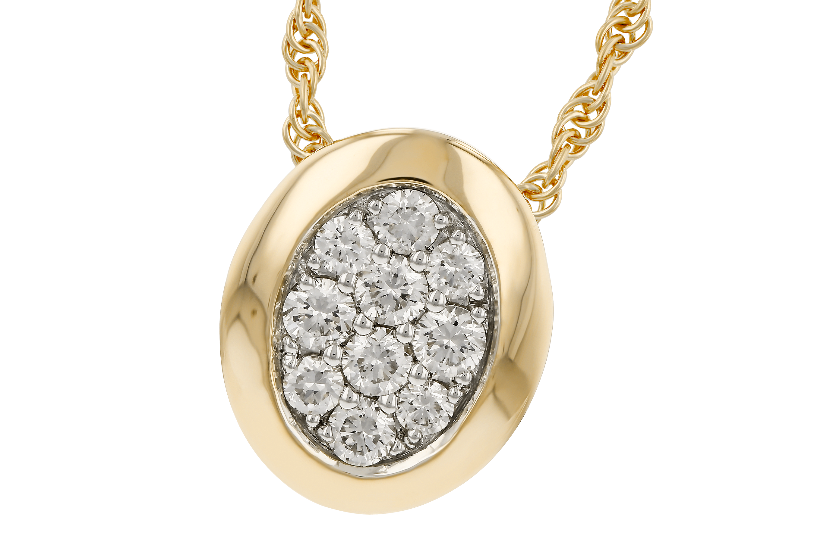 B283-88834: NECKLACE .25 TW