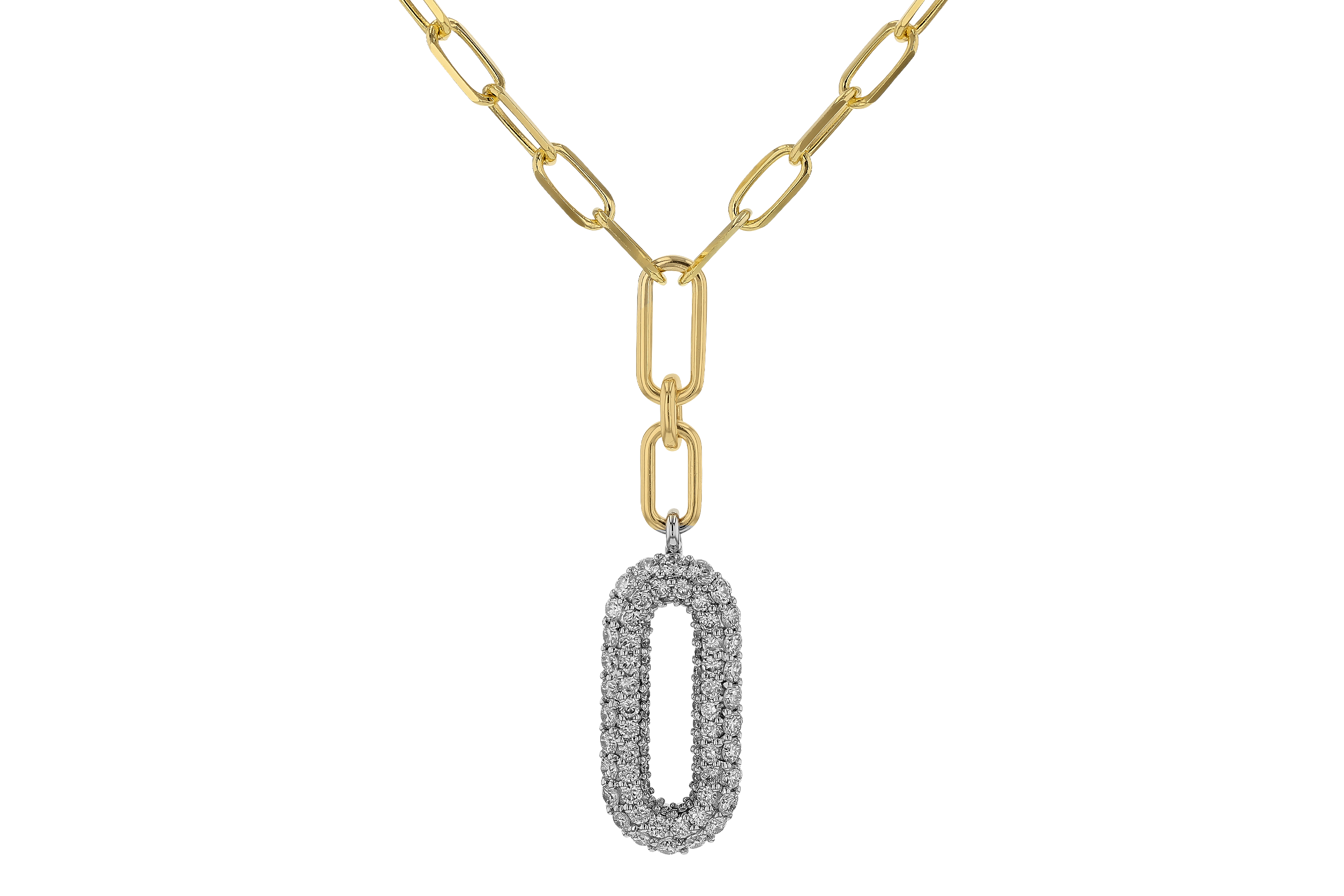 B283-89761: NECKLACE .96 TW (18")