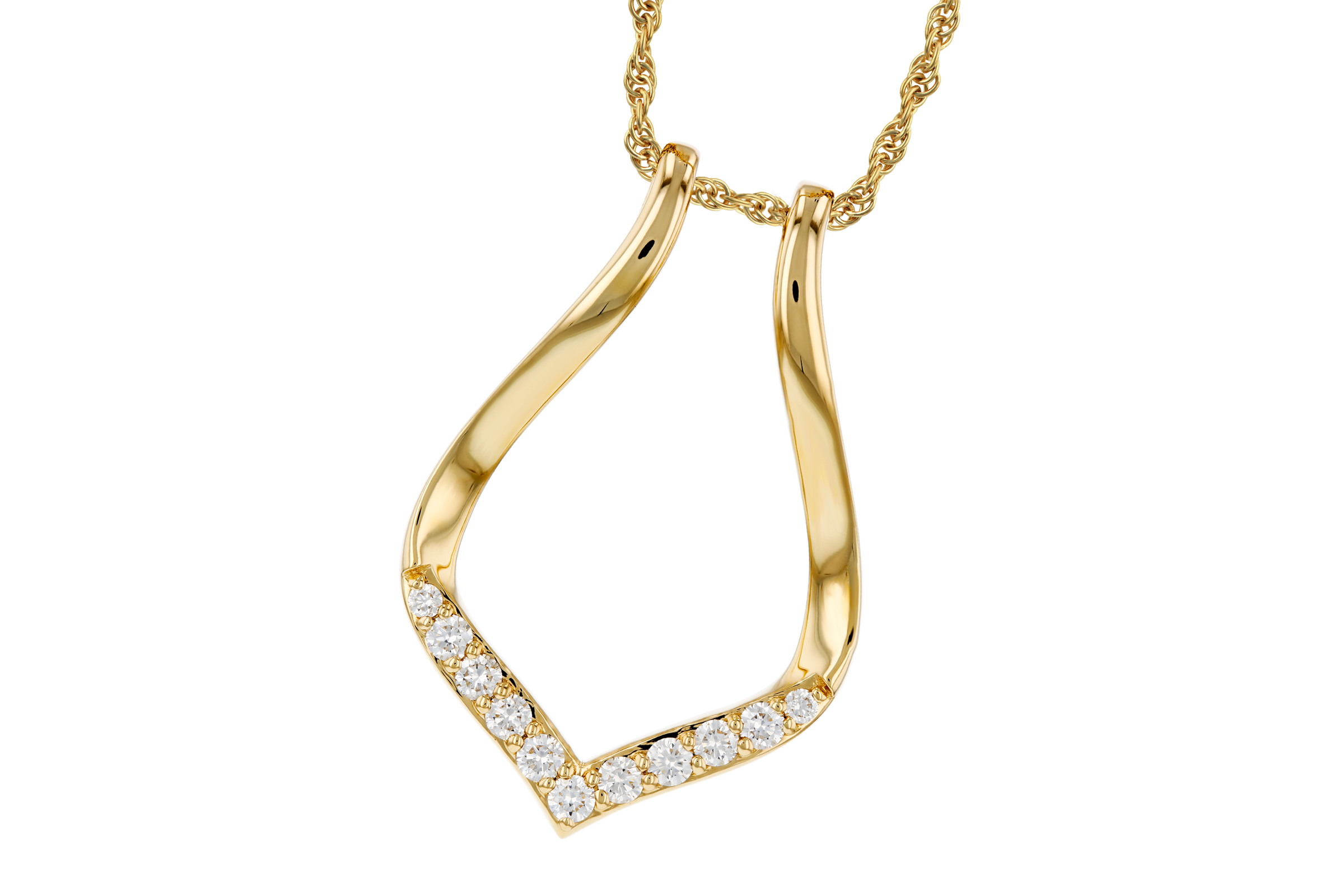 B284-74298: NECKLACE .33 TW