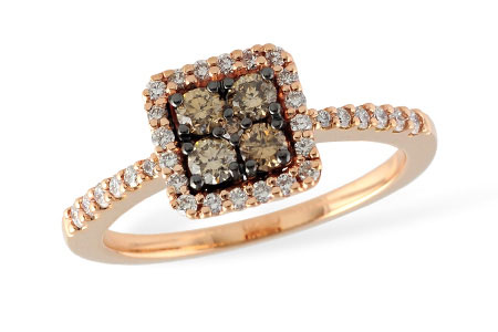 C195-71561: LDS DIA RG .27 BROWN DIA .53 TW