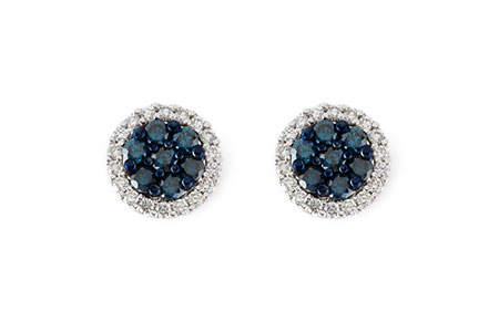 C196-59752: EARR .45 BLUE DIA .70 TW
