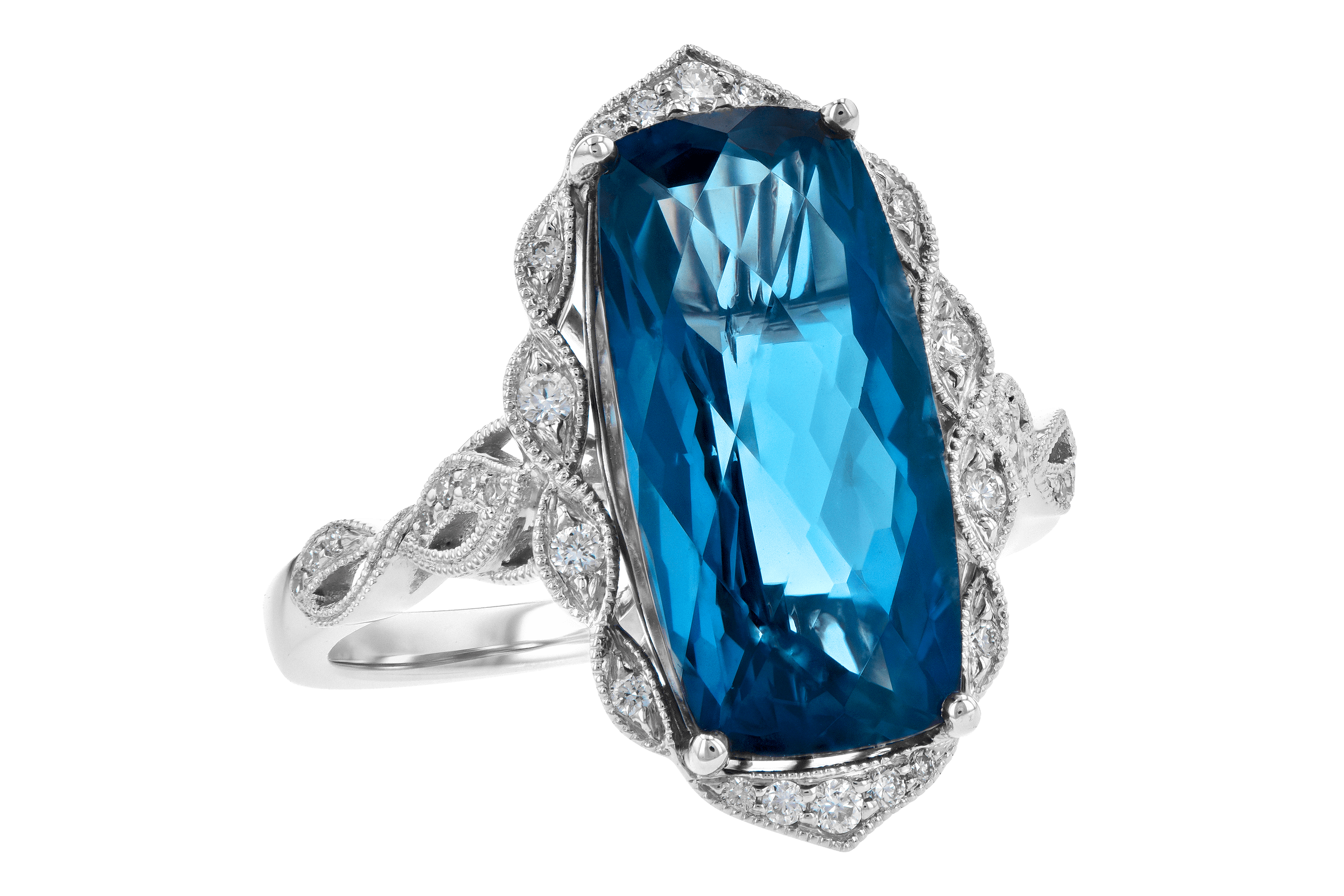 C199-28825: LDS RG 6.75 LONDON BLUE TOPAZ 6.90 TGW