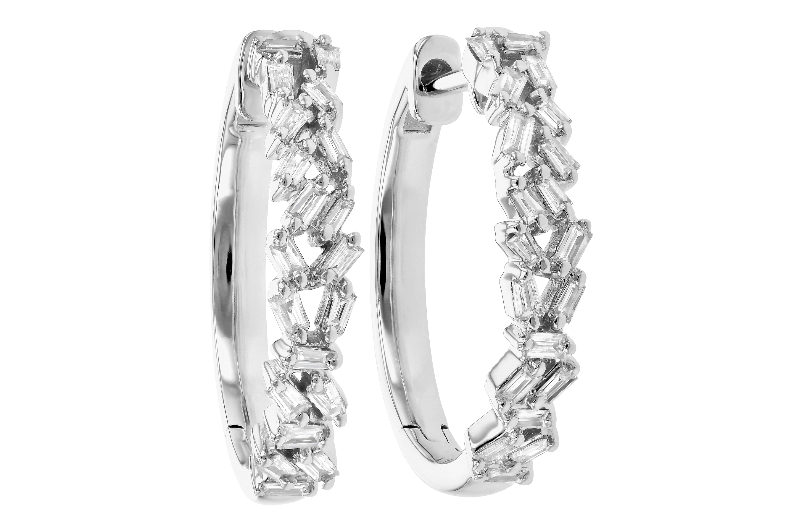 C282-03434: EARR .26 TW BAGUETTES