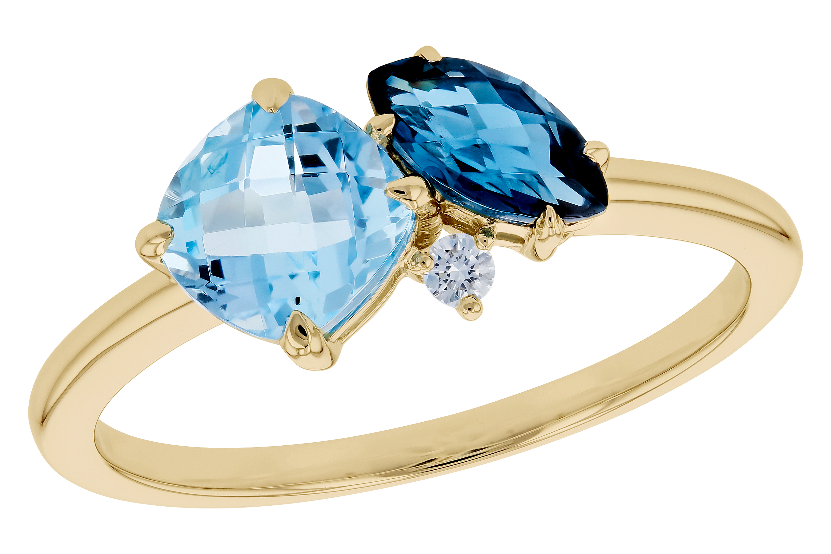 C282-93407: LDS RG 1.49 TW BLUE TOPAZ 1.52 TGW