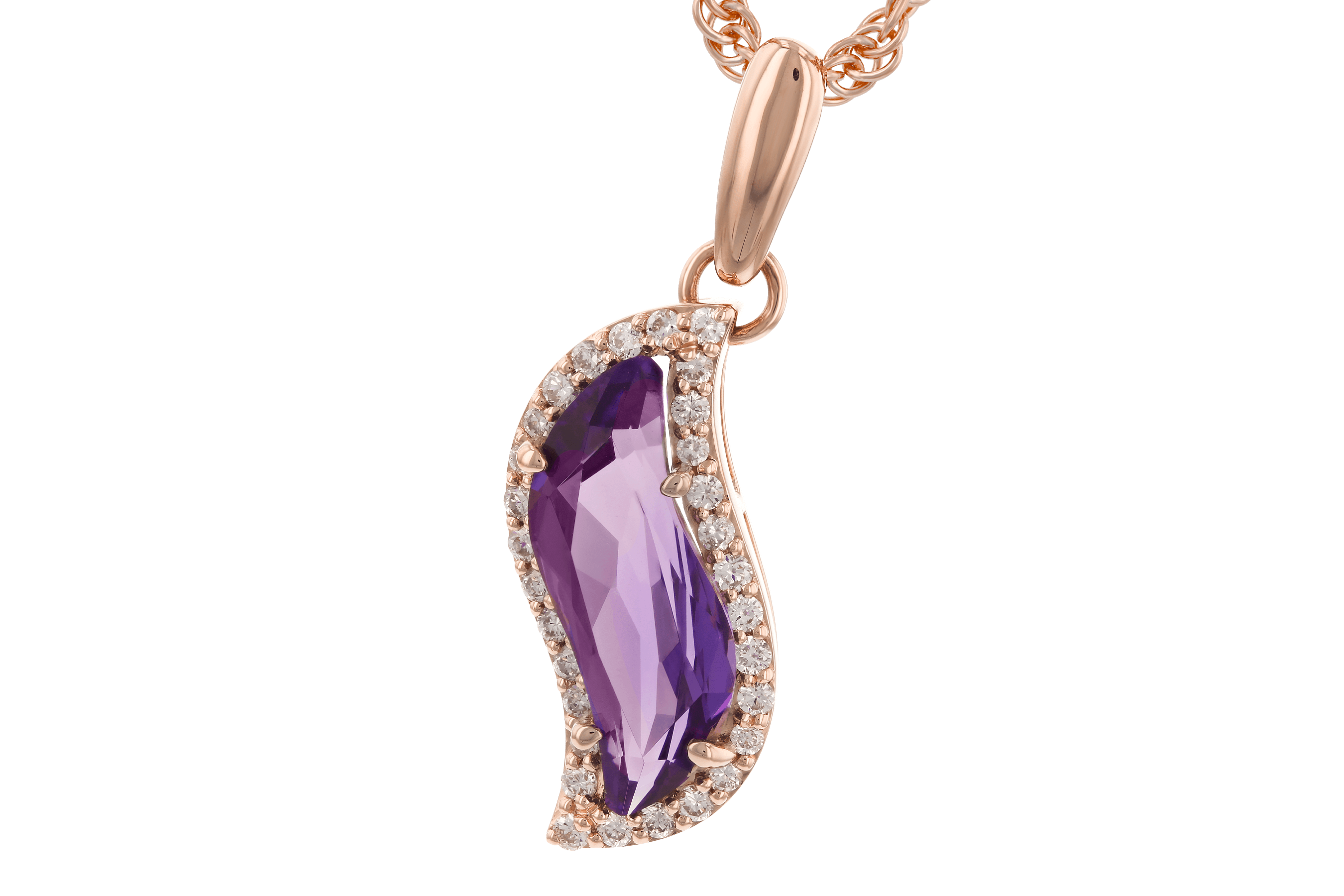 C282-95243: NECK 1.34 TW AMETHYST 1.48 TGW