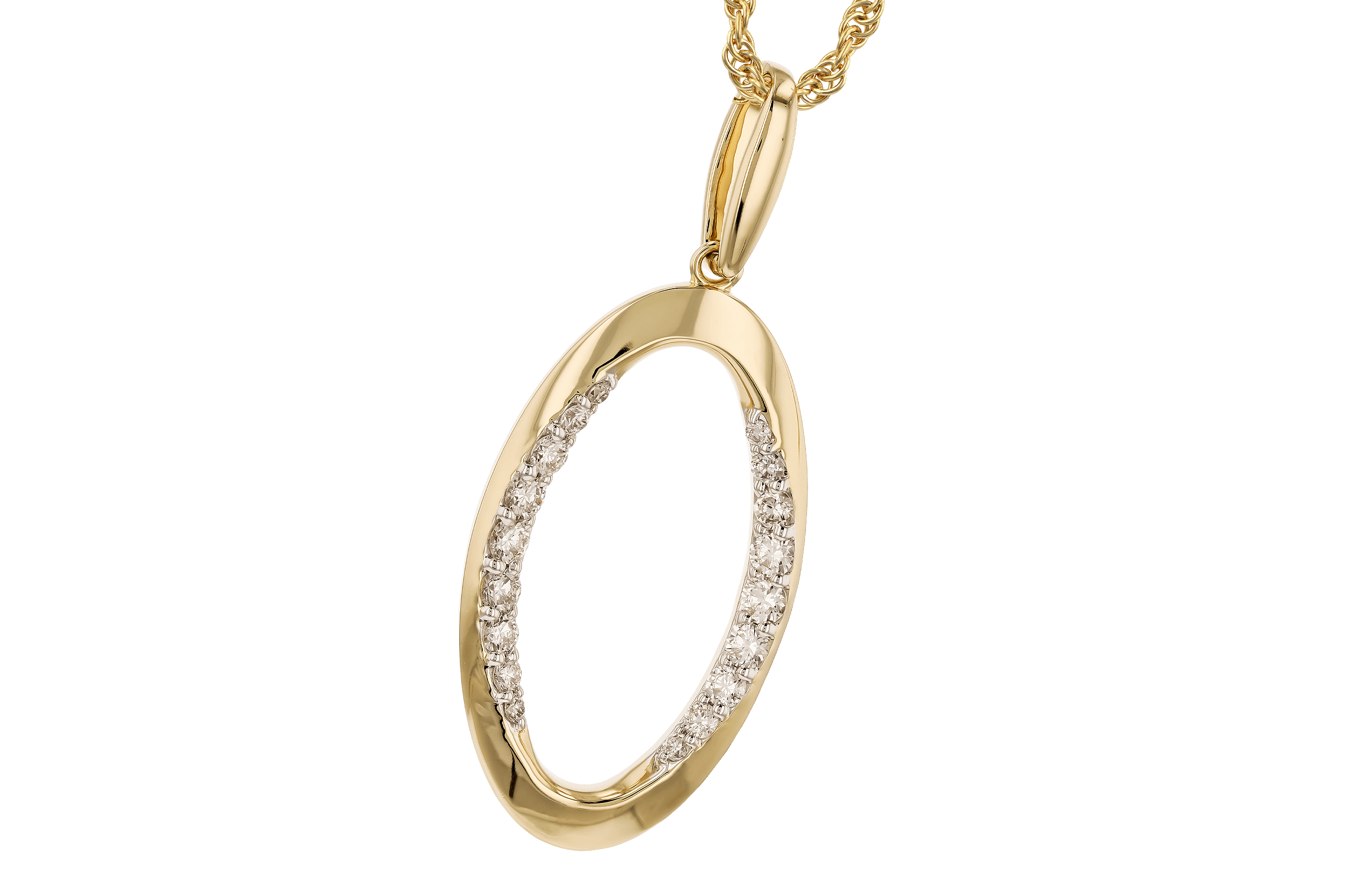C282-96143: NECKLACE .32 TW