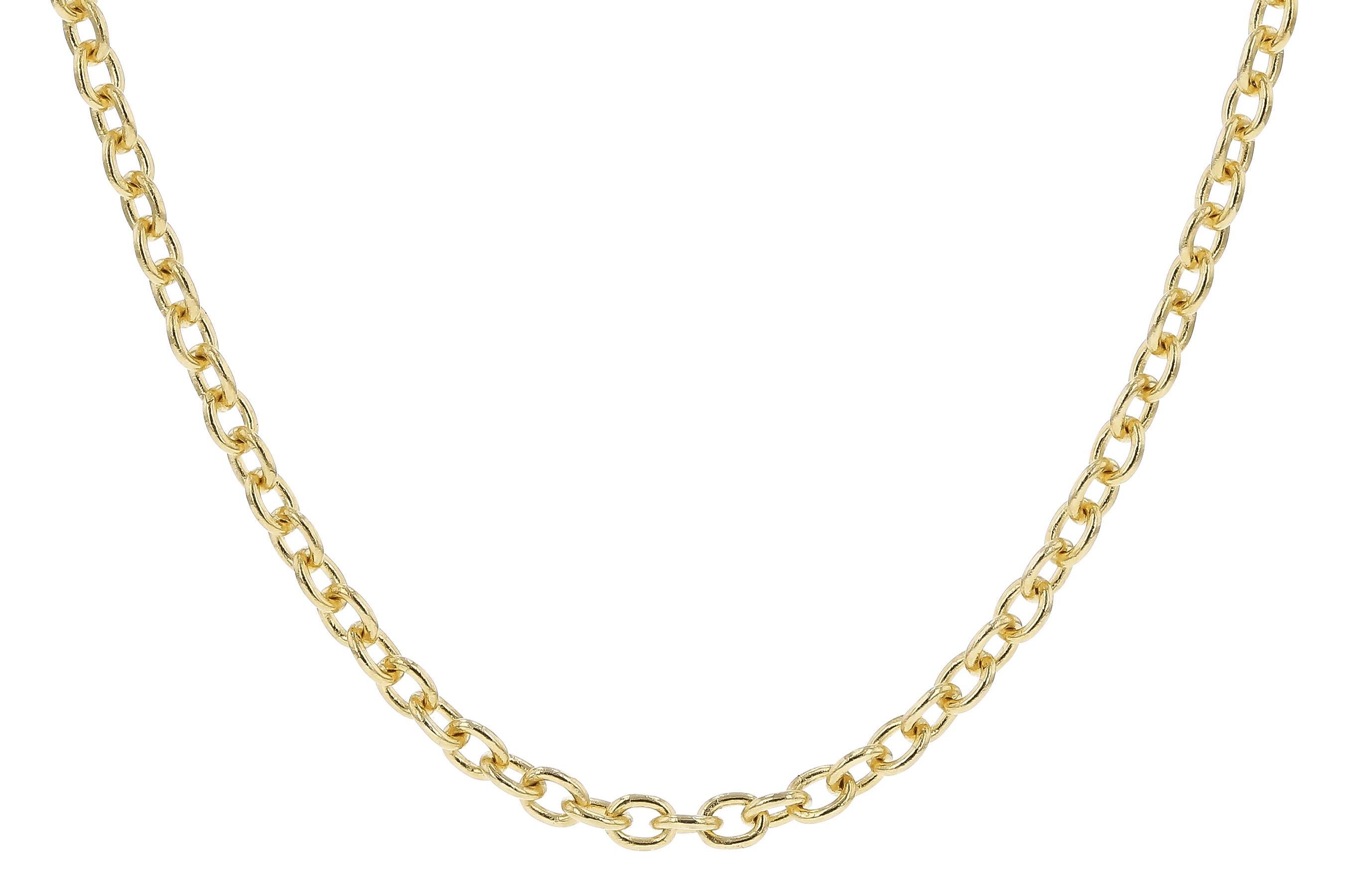 C282-97943: CABLE CHAIN (18IN, 1.3MM, 14KT, LOBSTER CLASP)