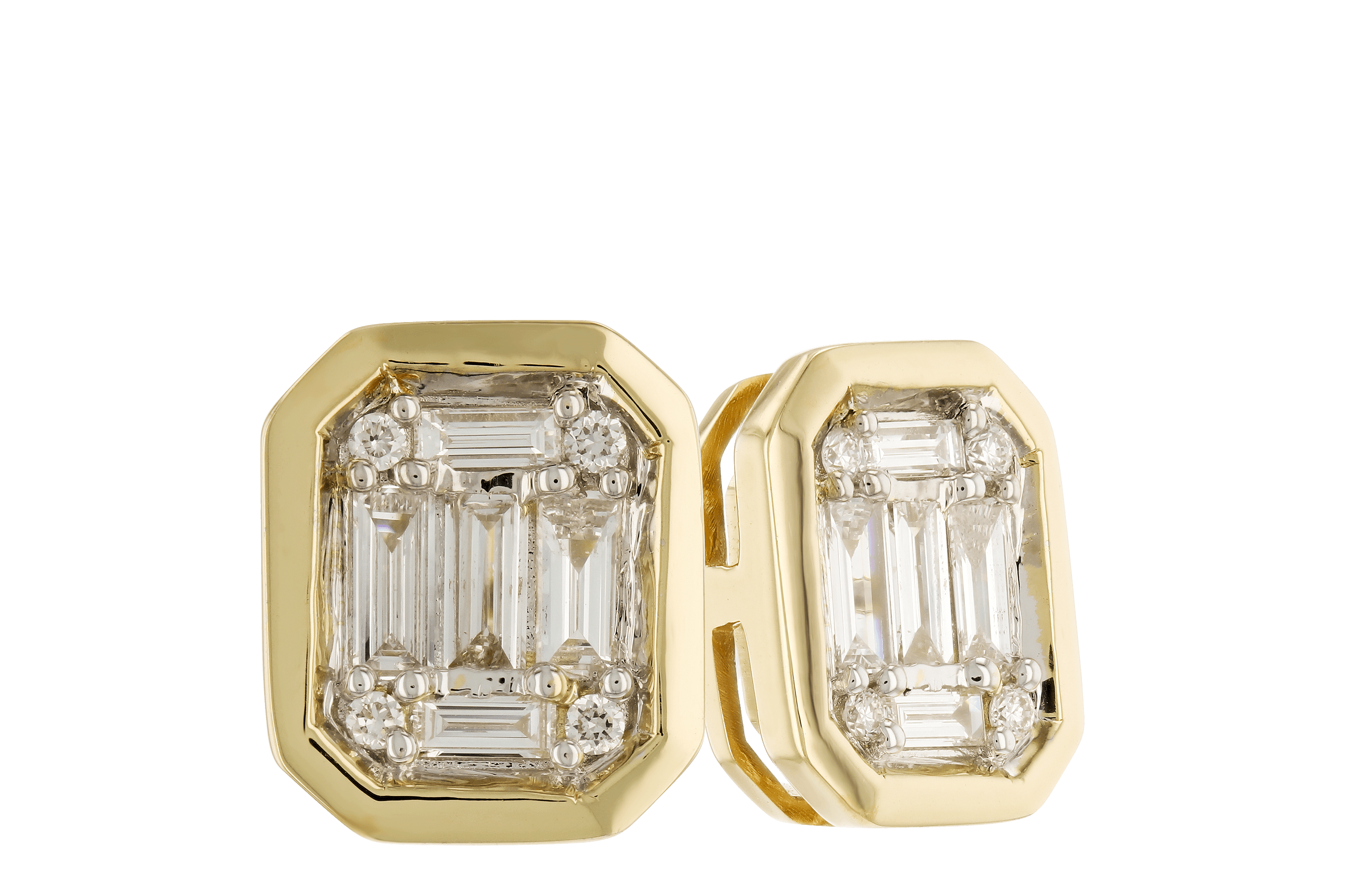 C282-97970: EARRINGS .24 BAG .28 TW