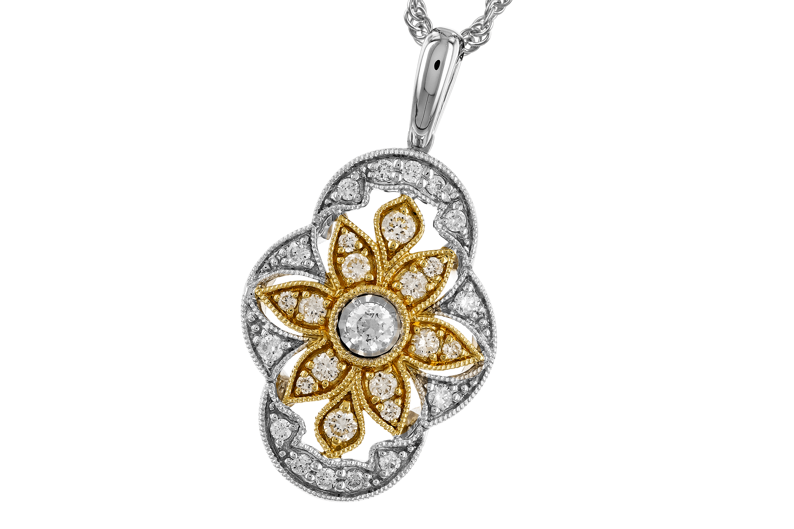 C282-97988: NECKLACE .33 TW