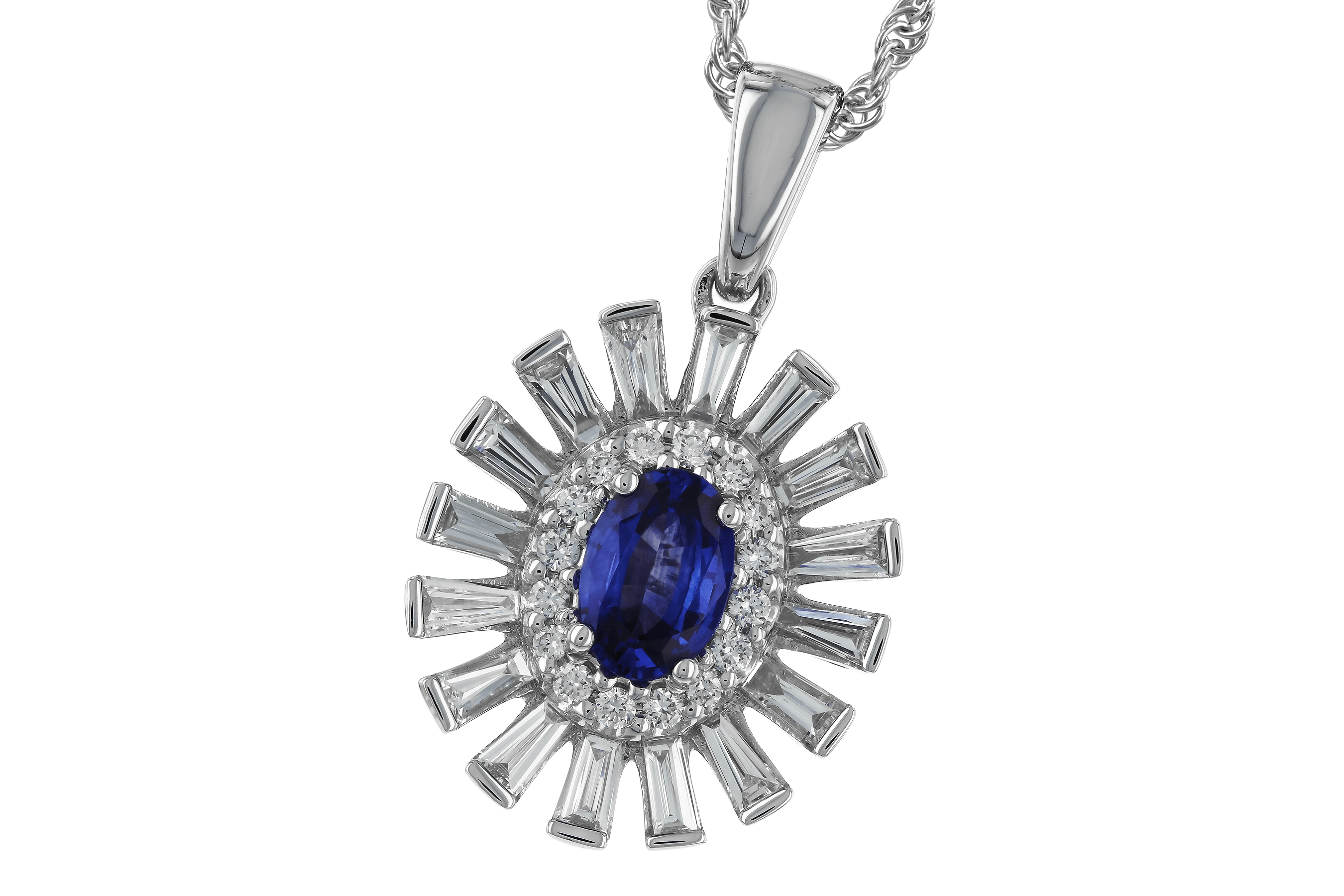 C282-98843: NECK .60 SAPPHIRE TW 1.12 TGW (6x4MM SAPP)