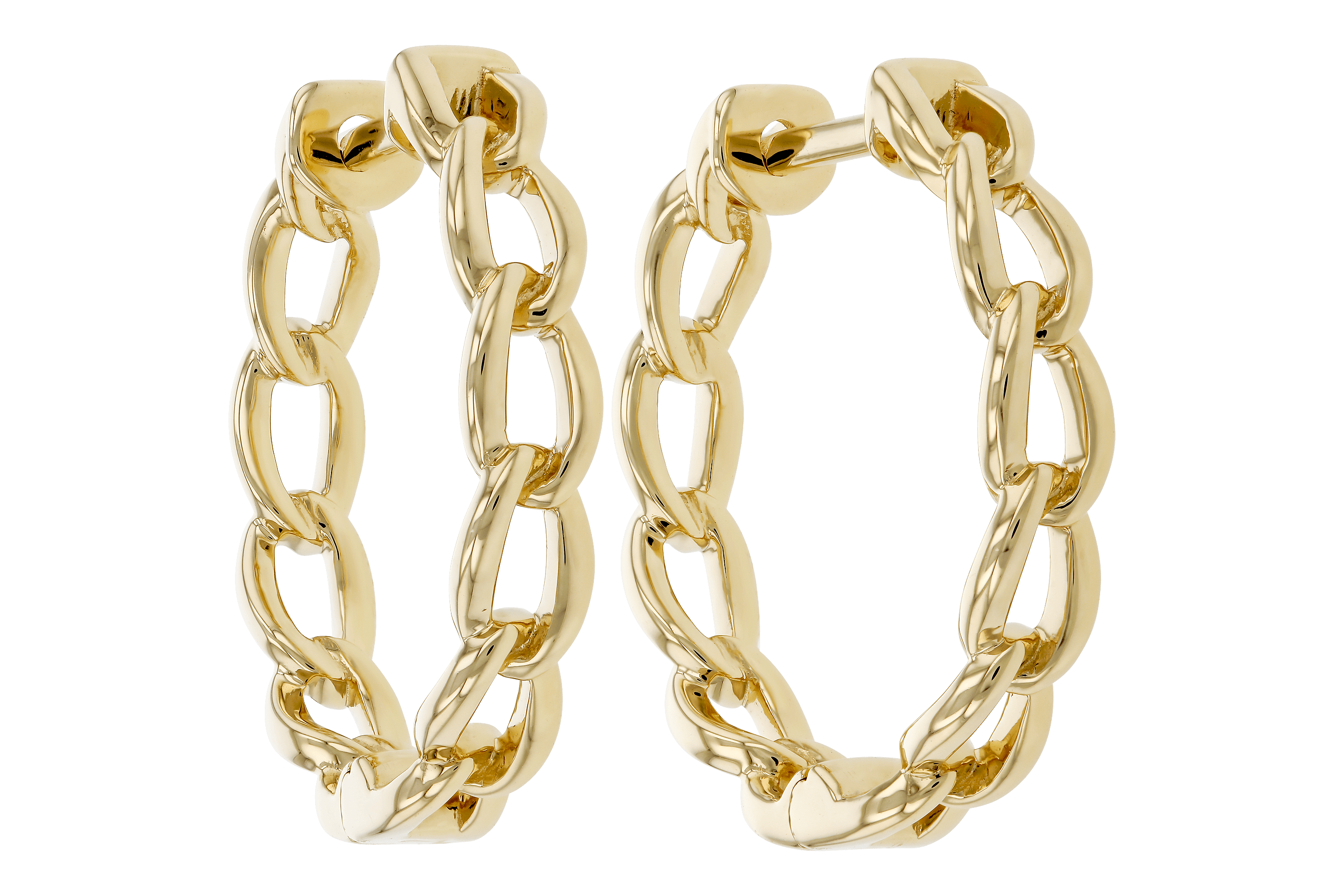 C283-83416: GOLD EARRINGS (18MM)