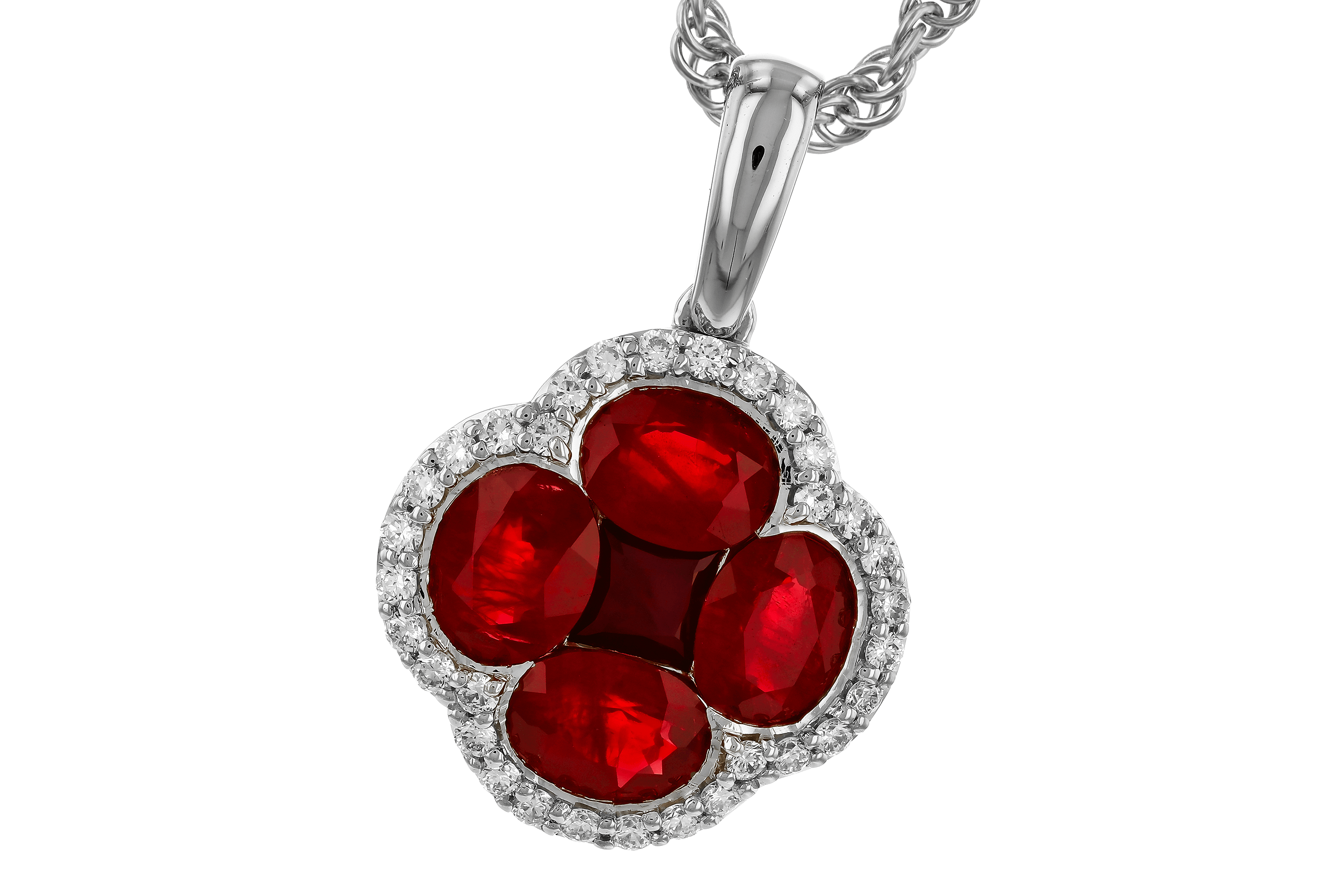 C283-84279: NECKLACE 1.72 RUBY 1.87 TGW